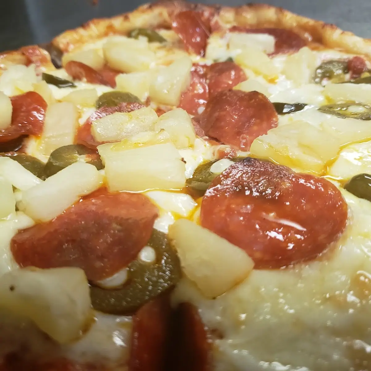 Pepperoni Pizza with Jalapeño