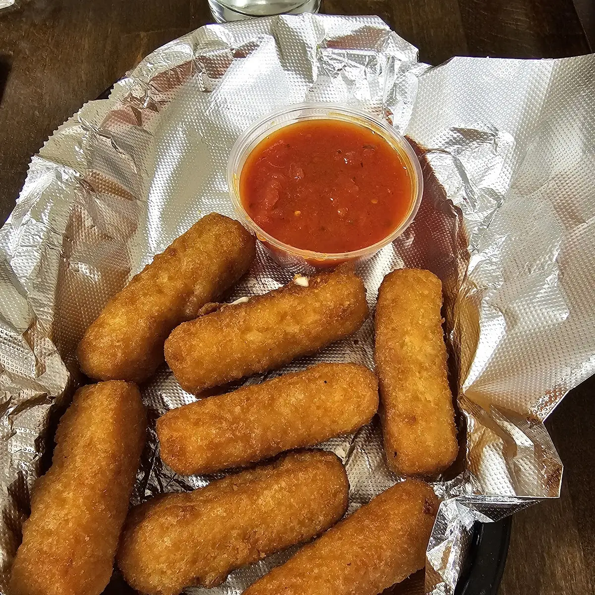 Fried Mozzarella Cheese 7