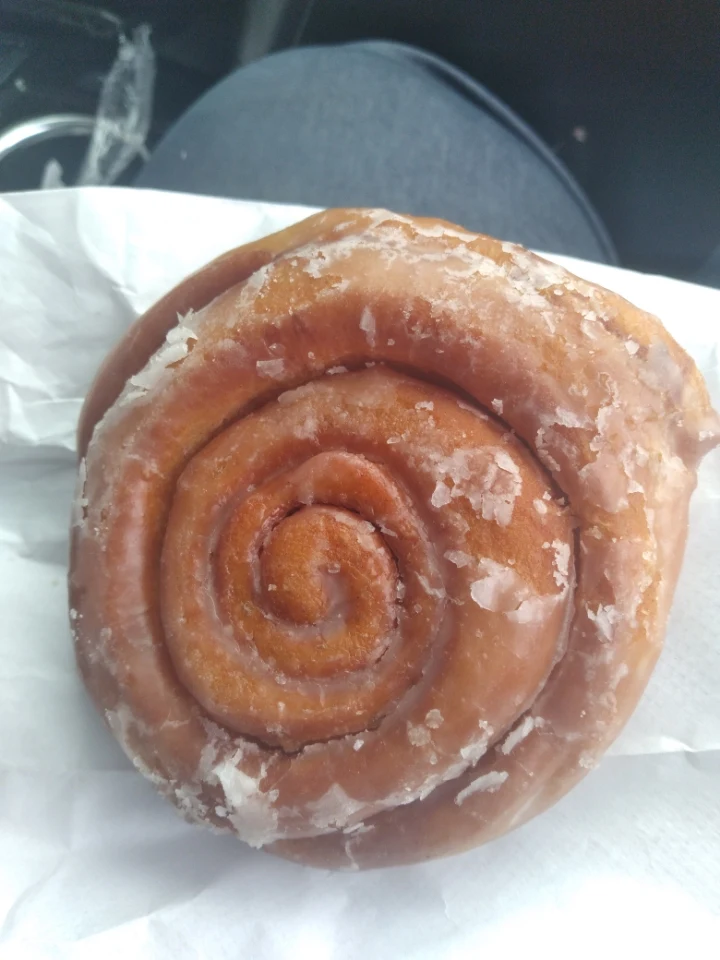 Cinnamon Roll Has Shrunk in Size Same Price