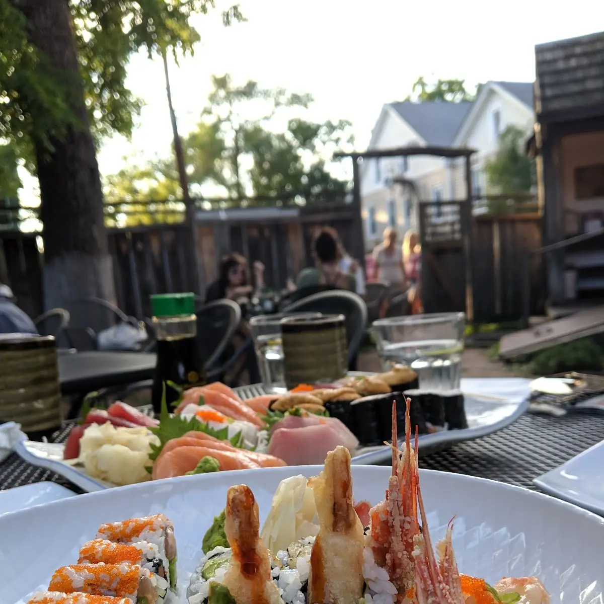 Sushi Rolls and Botan EBI