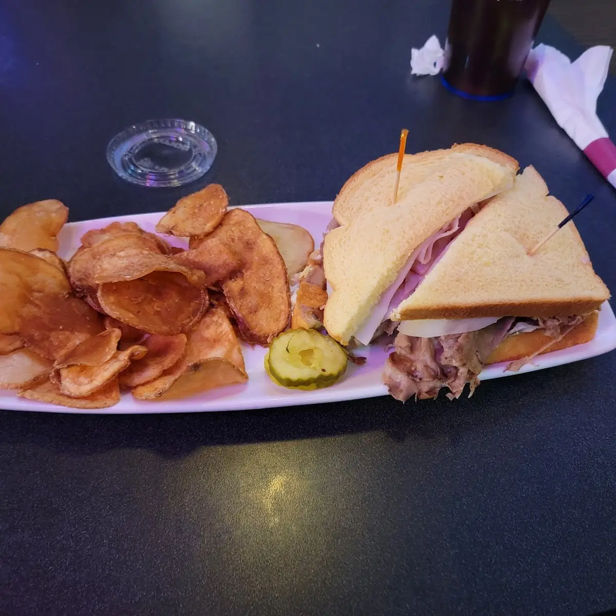 Double Decker Ham and Roast Beef