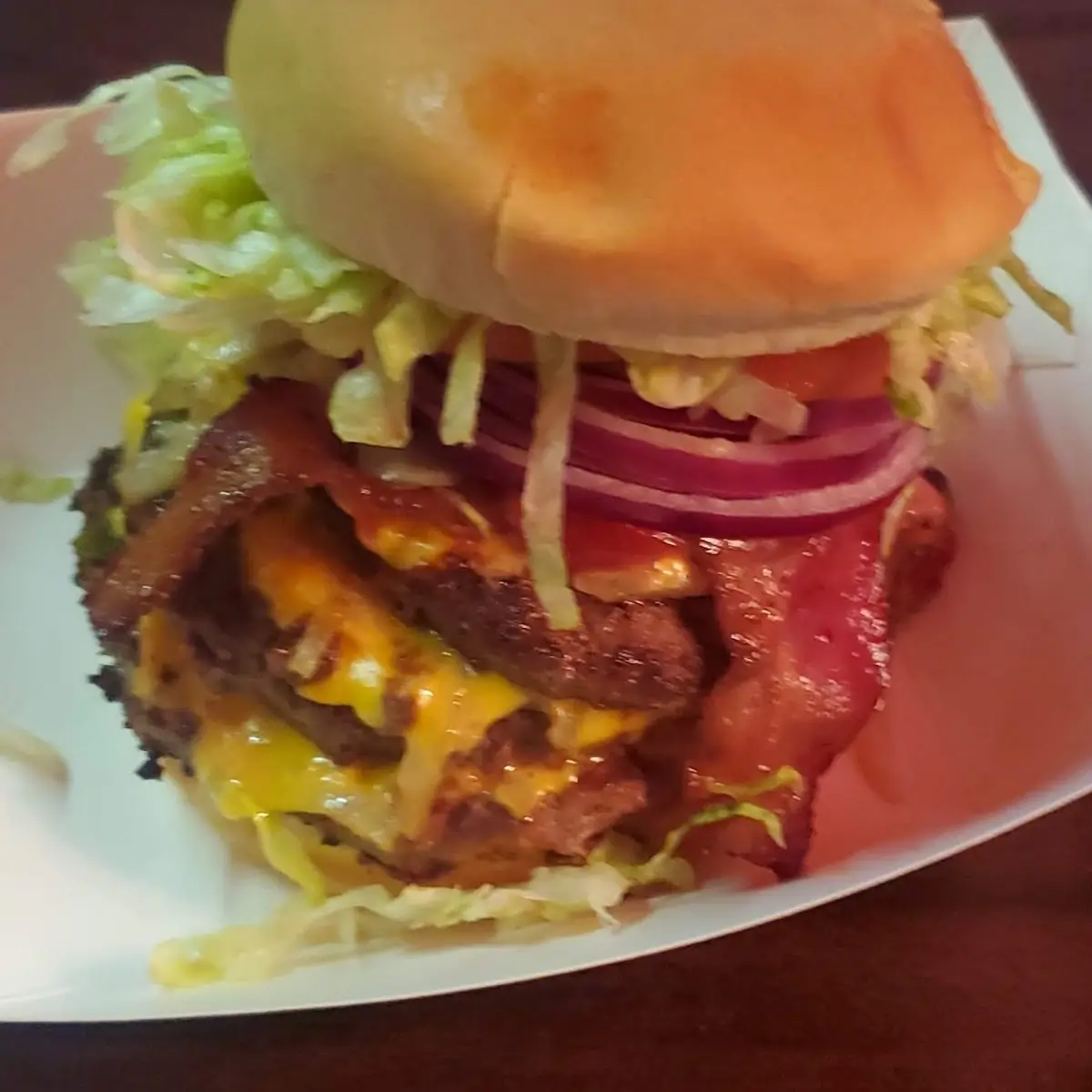 Triple Cheeseburger