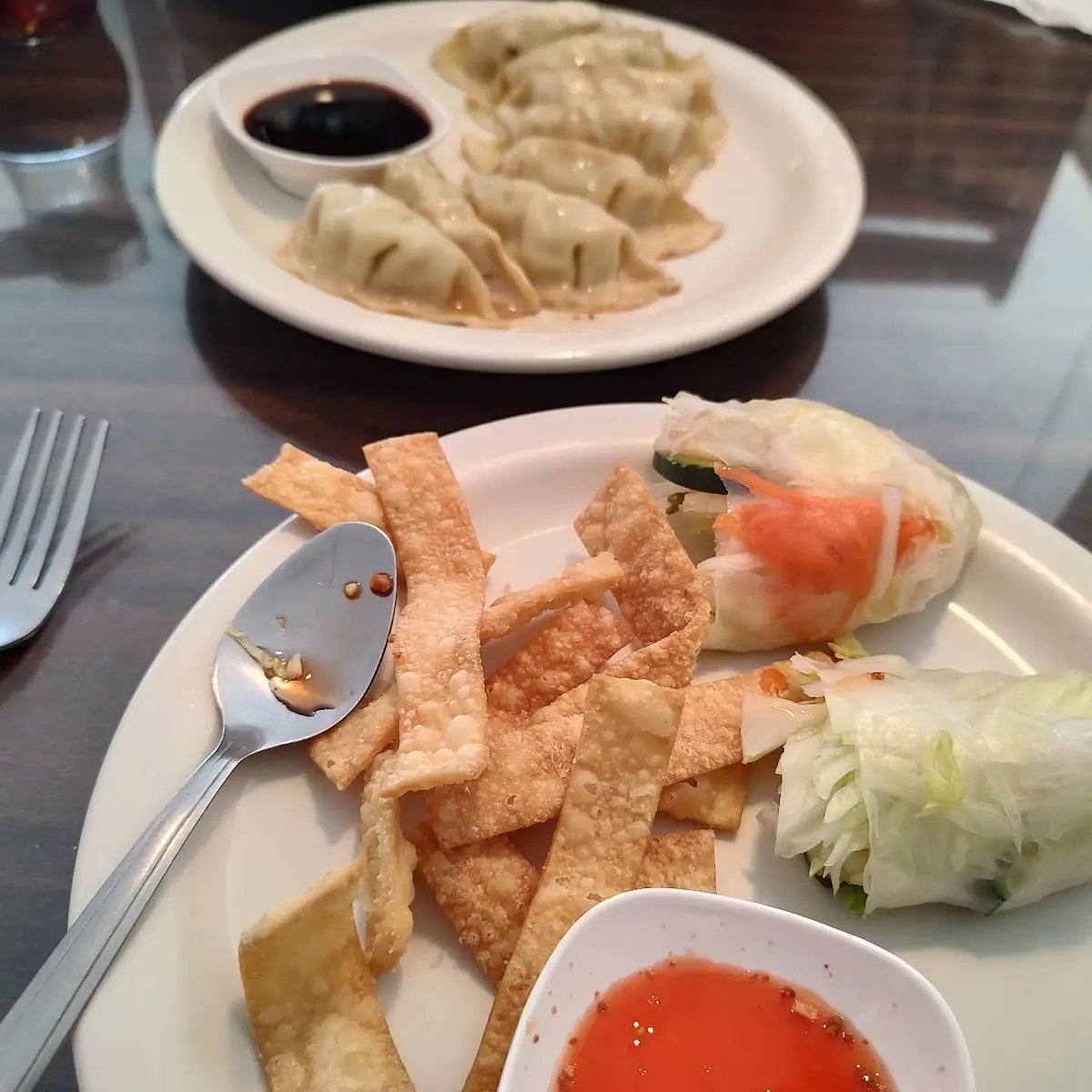 Spring Rolls and Pot Stickers