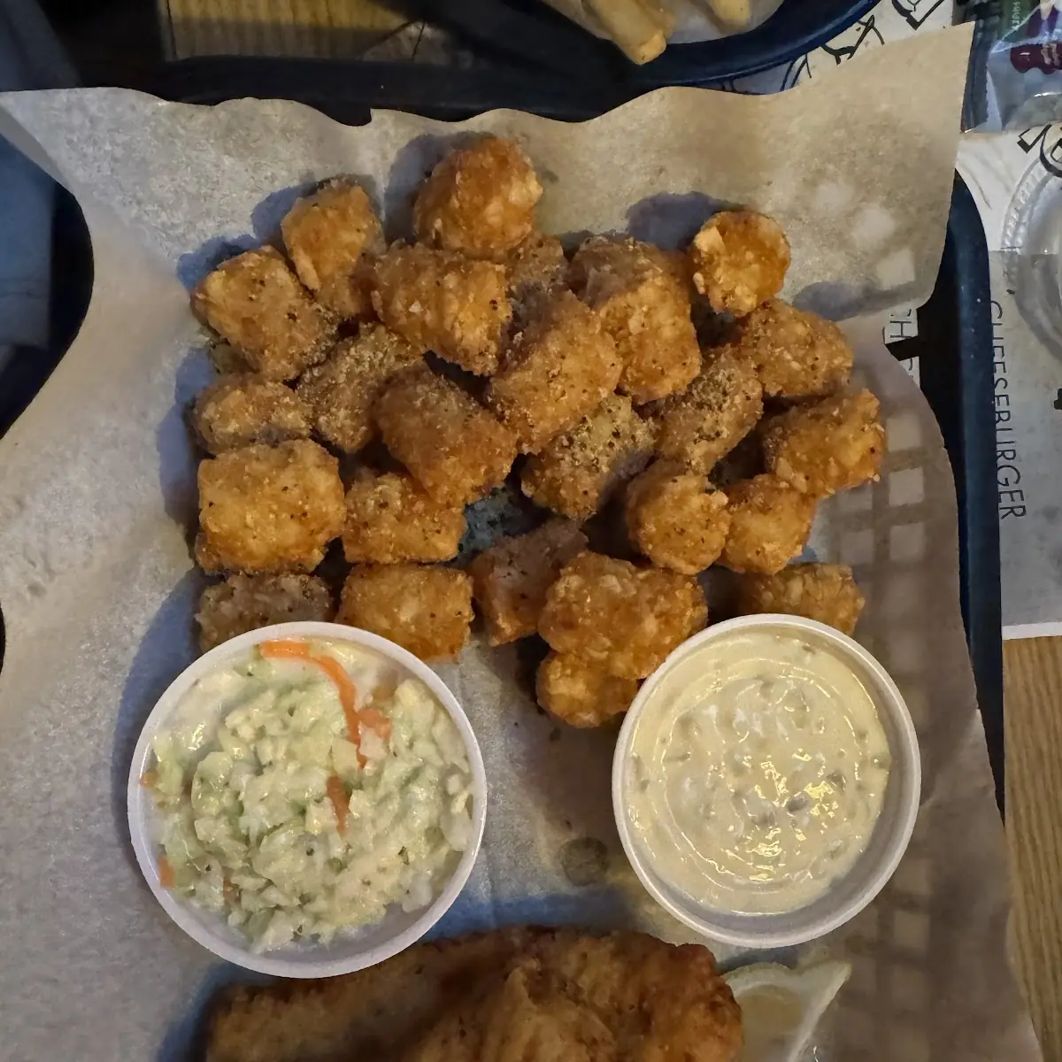 Fried Fish and Tots