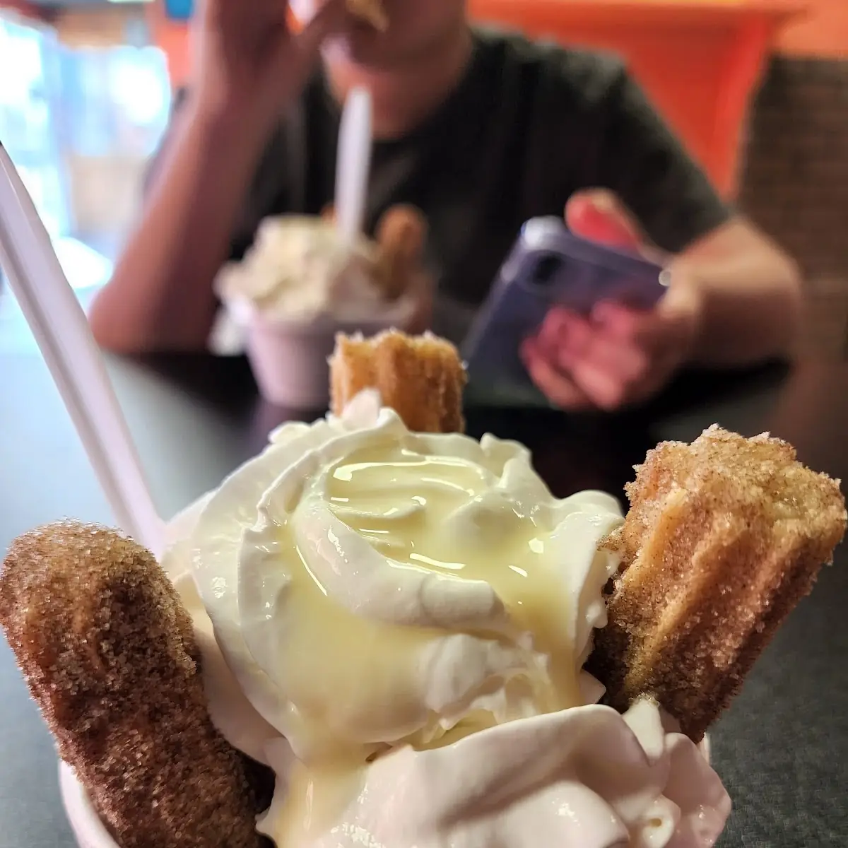 Churro Sundae
