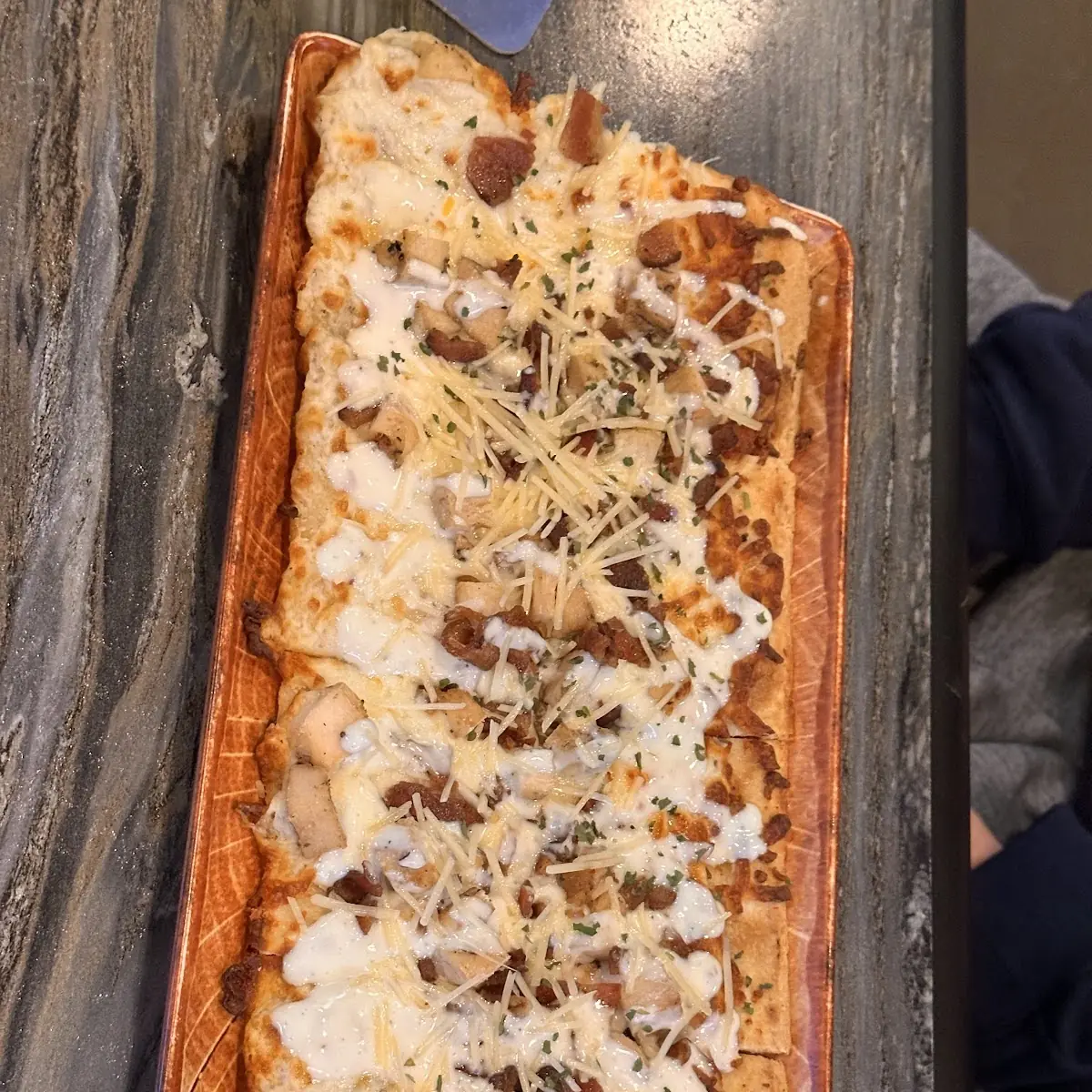 Chicken Bacon Ranch Flatbread
