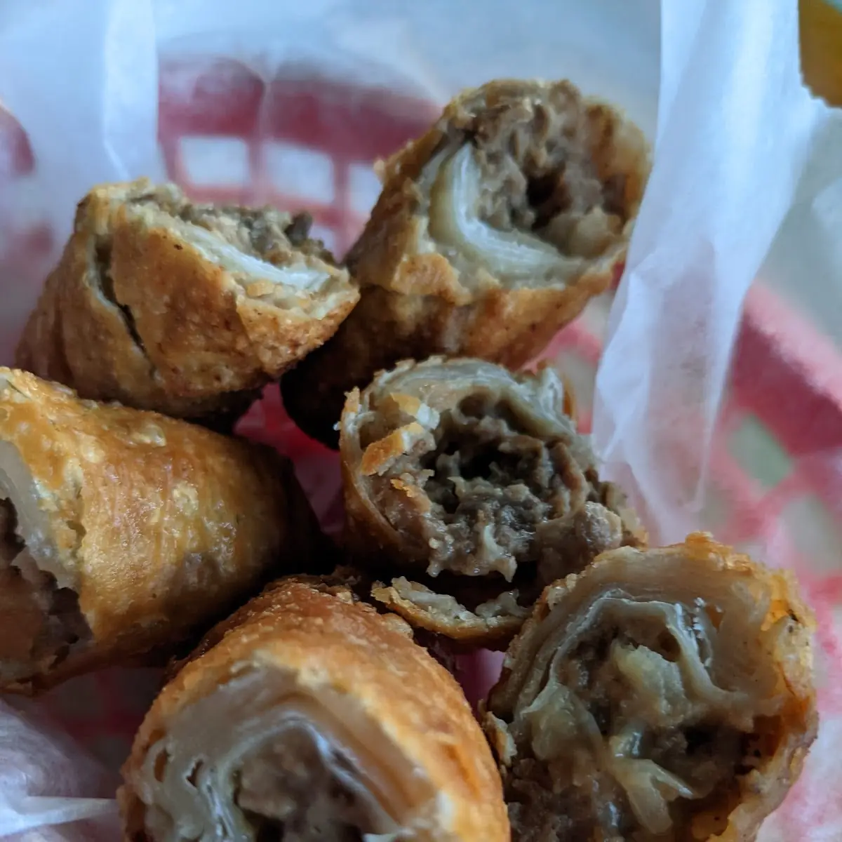 Cheese Steak Eggrolls