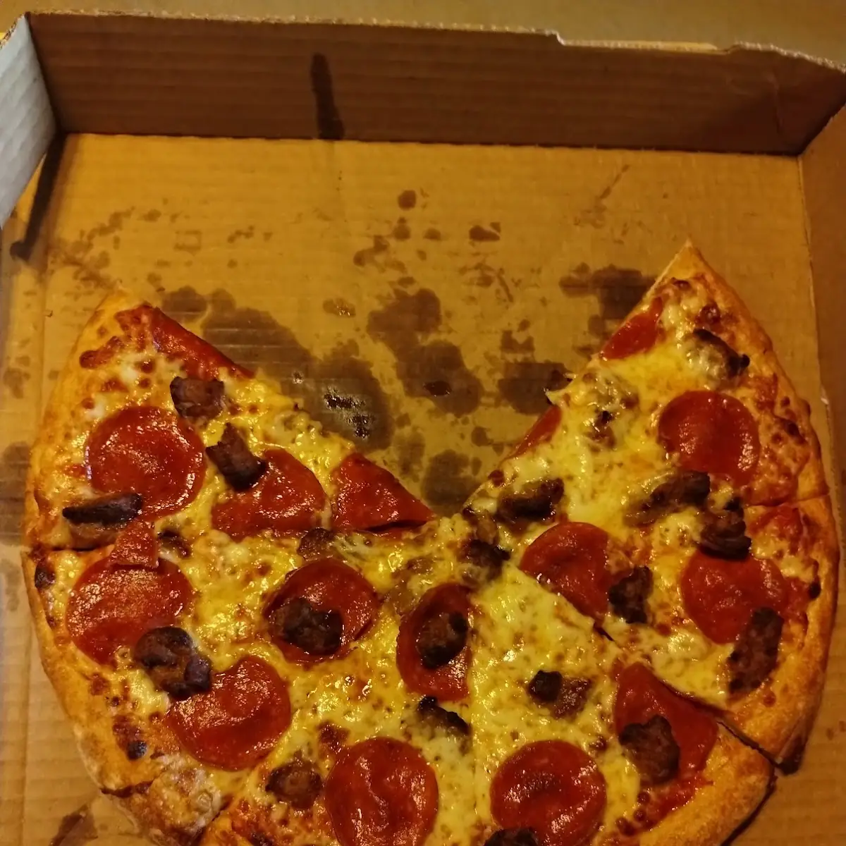 Sausage and Pepperoni Pizza