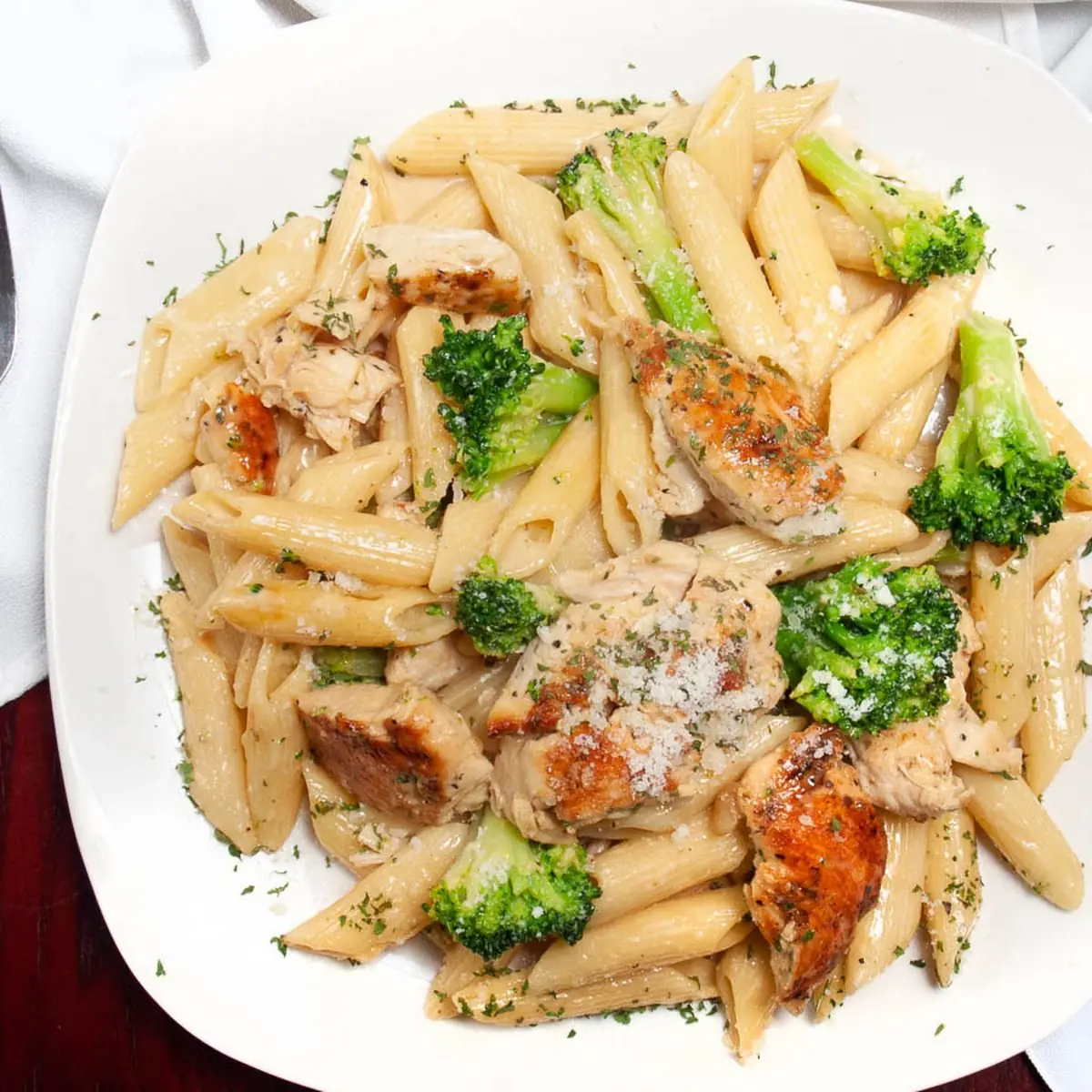 Penne Alfredo White Sauce
