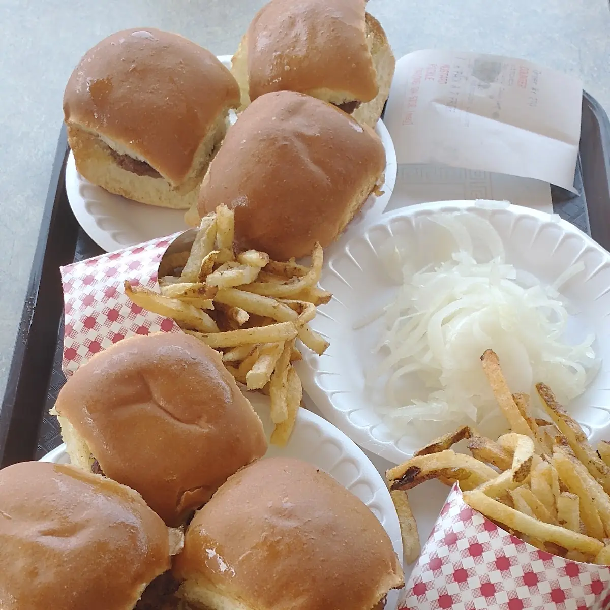 Sliders with Fresh Cut Fries