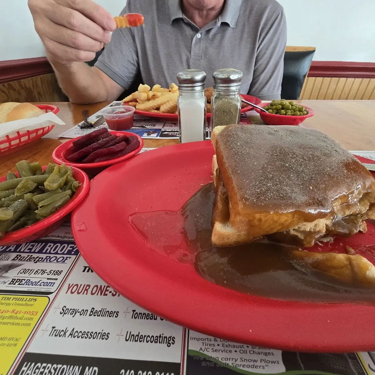 Hot Roast Beef Sandwich