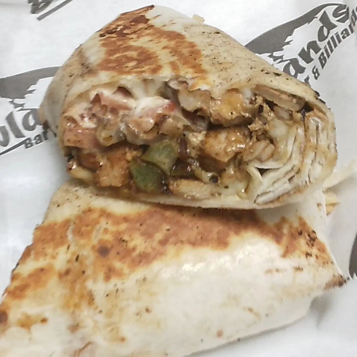 Chipotle Mushroom Chicken Wrap