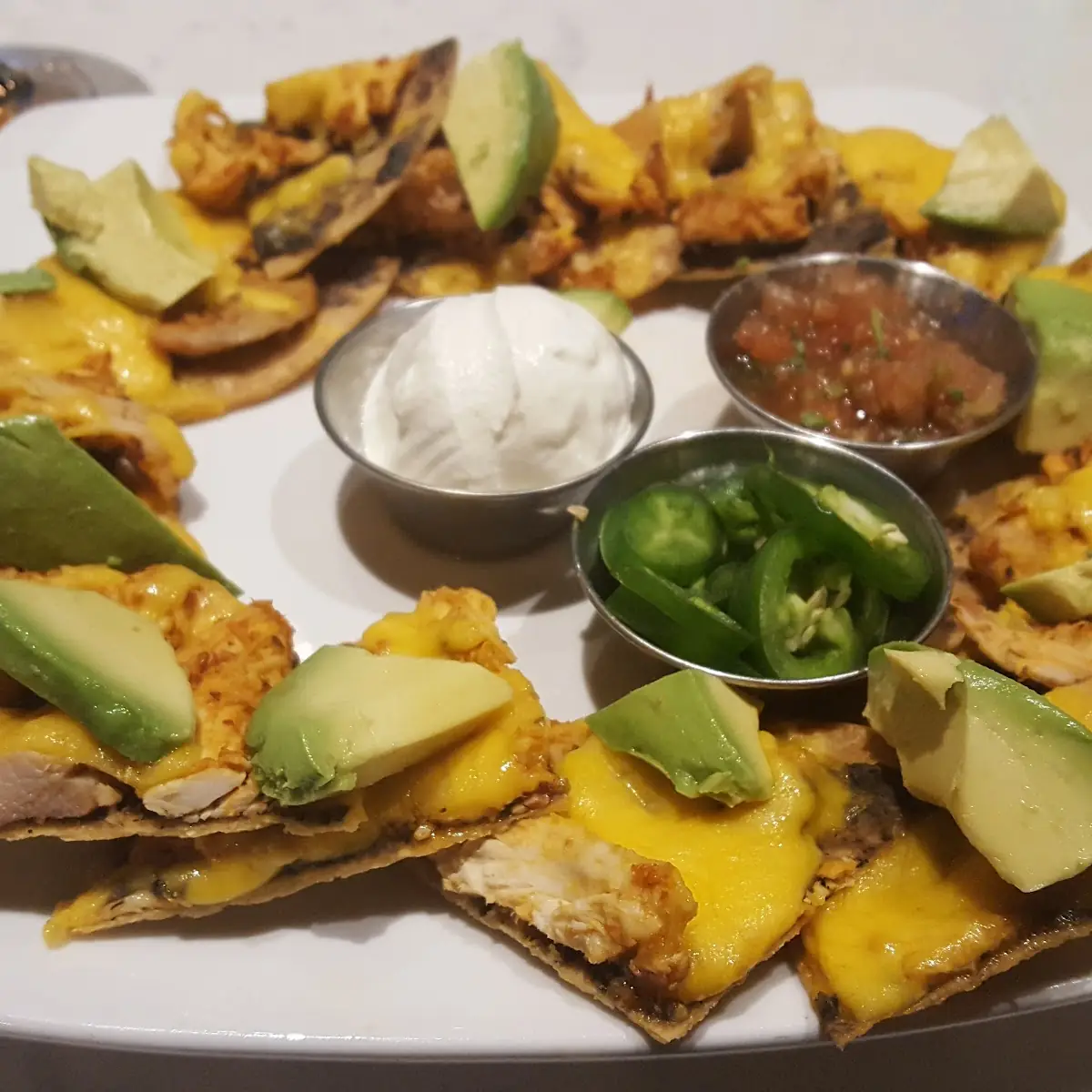 Spicy Chicken Nachos