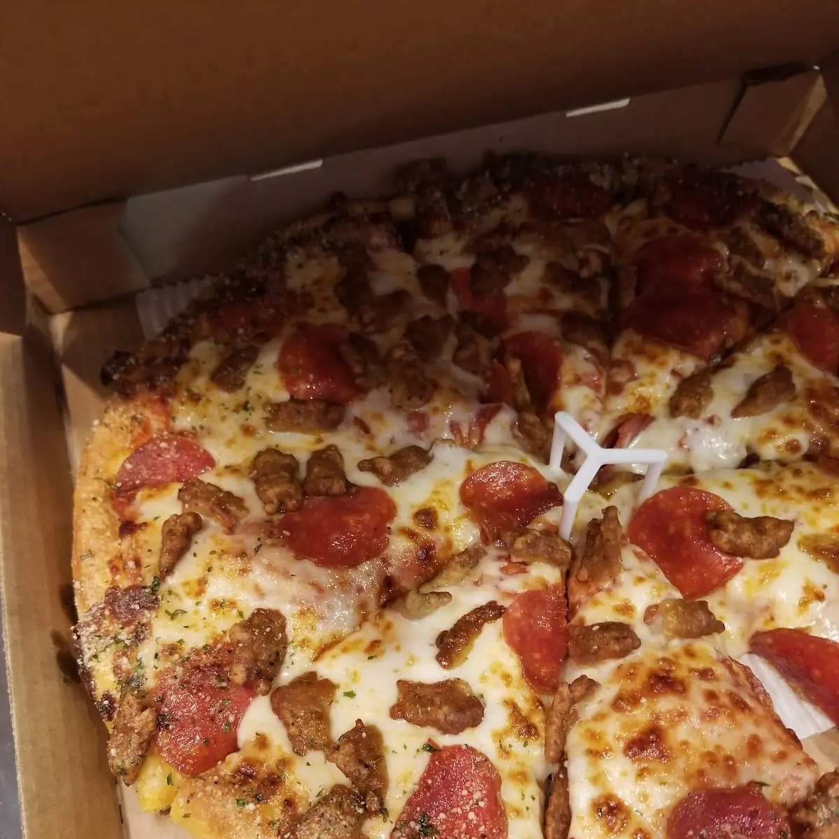Italian Sausage and Pepperoni Slice