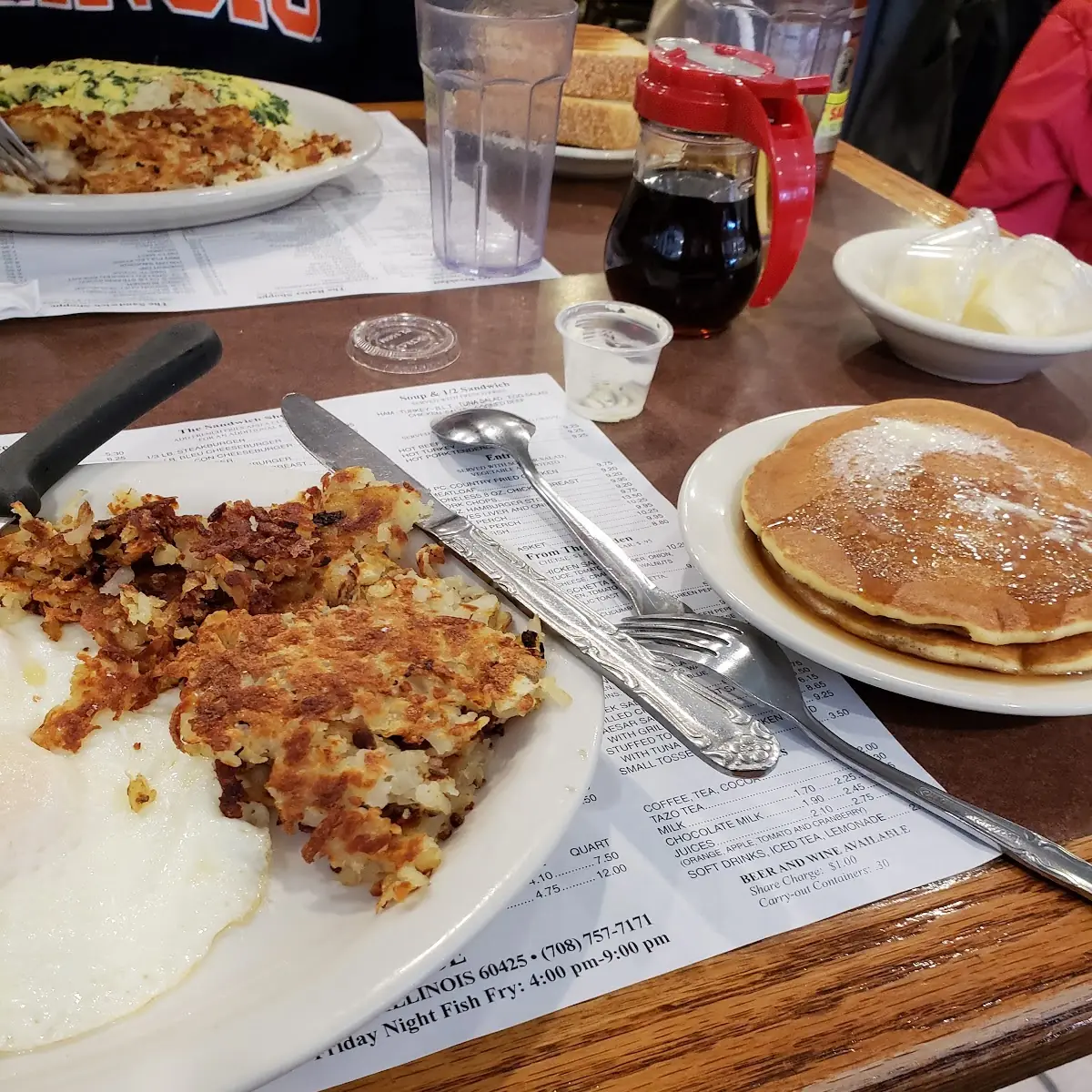 Eggs Ham and Hash Brown