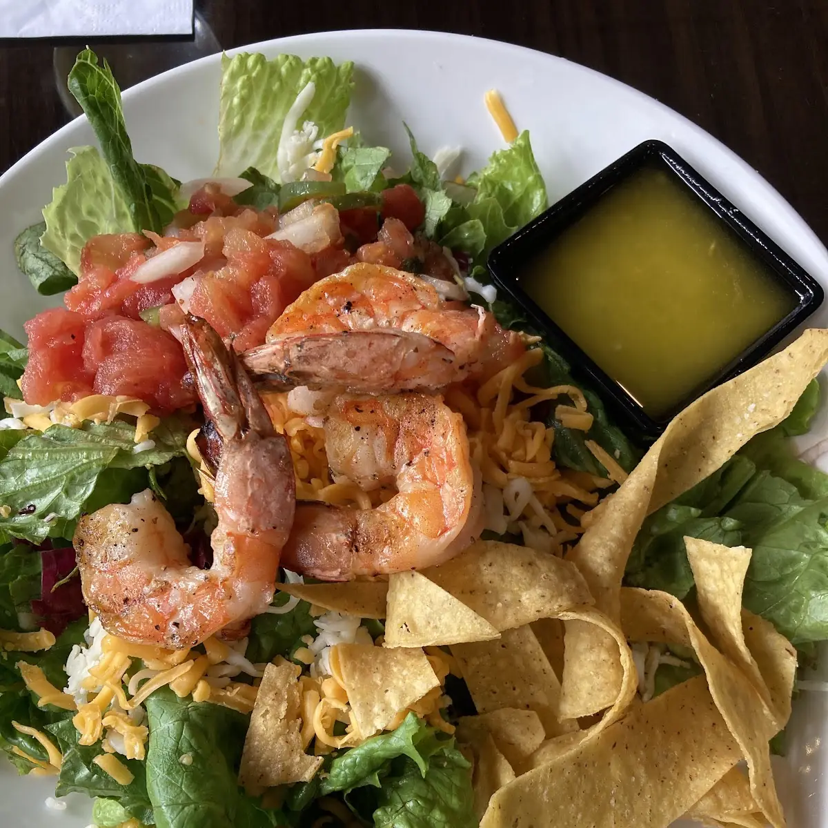 Santa Fe Salad with Grilled Shrimp