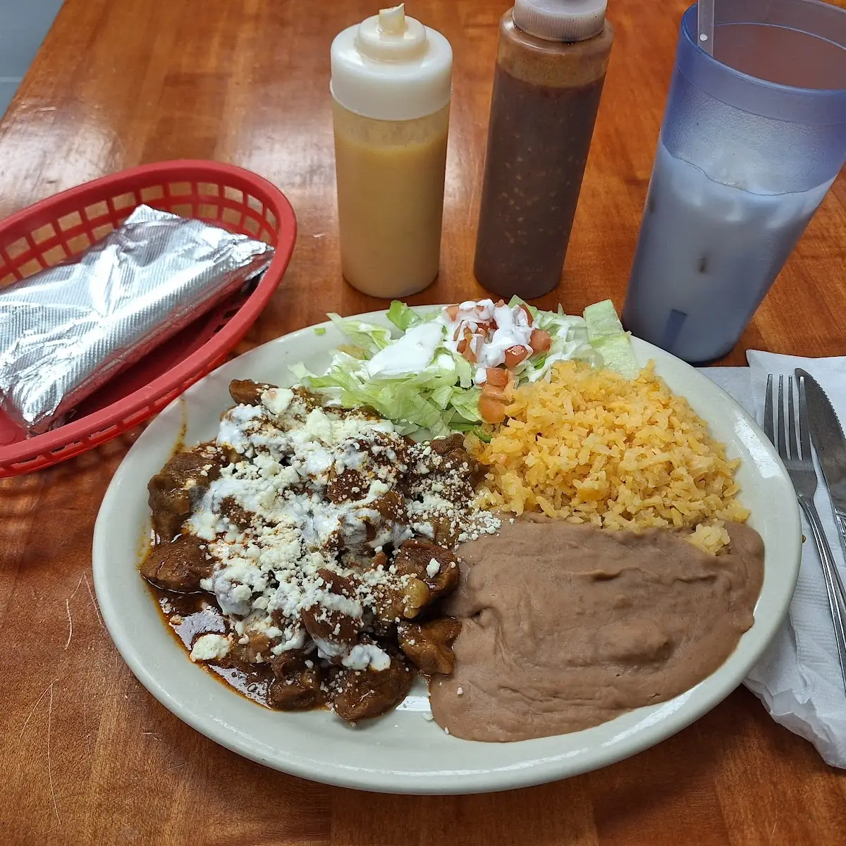 Carne Guisada Plate