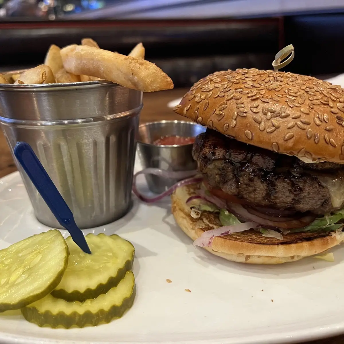 Mushroom Provolone Burger