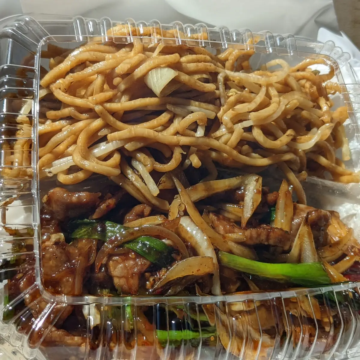 Mongolian Beef with Chow Mein