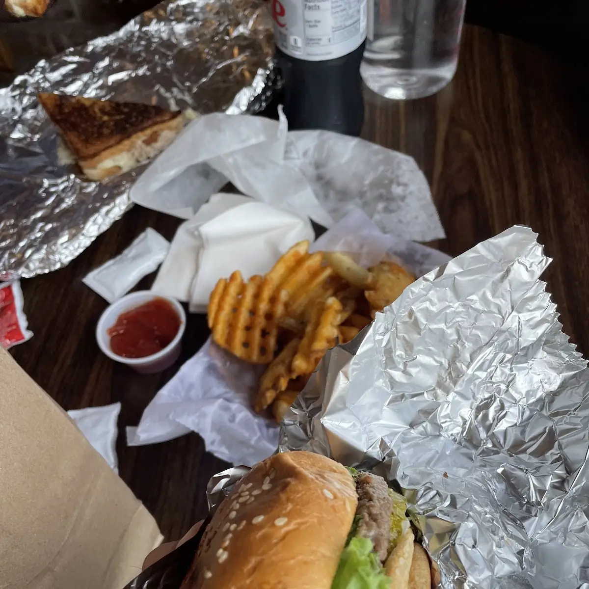 Veggie Burger with Fries