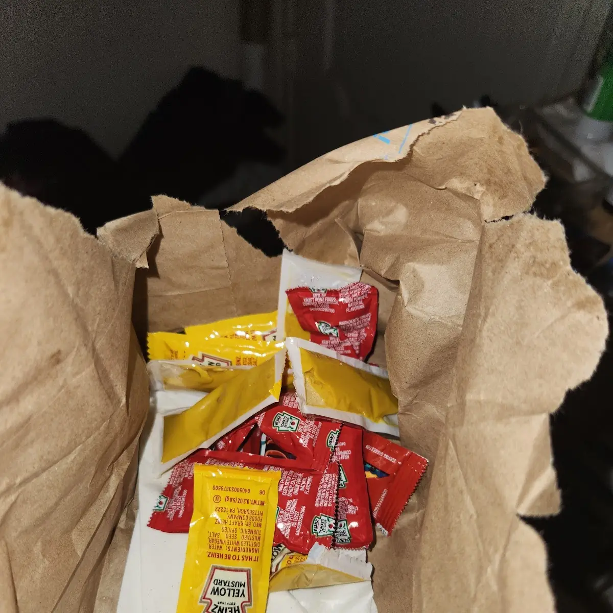 Too Much Ketchup & Mustard Packets