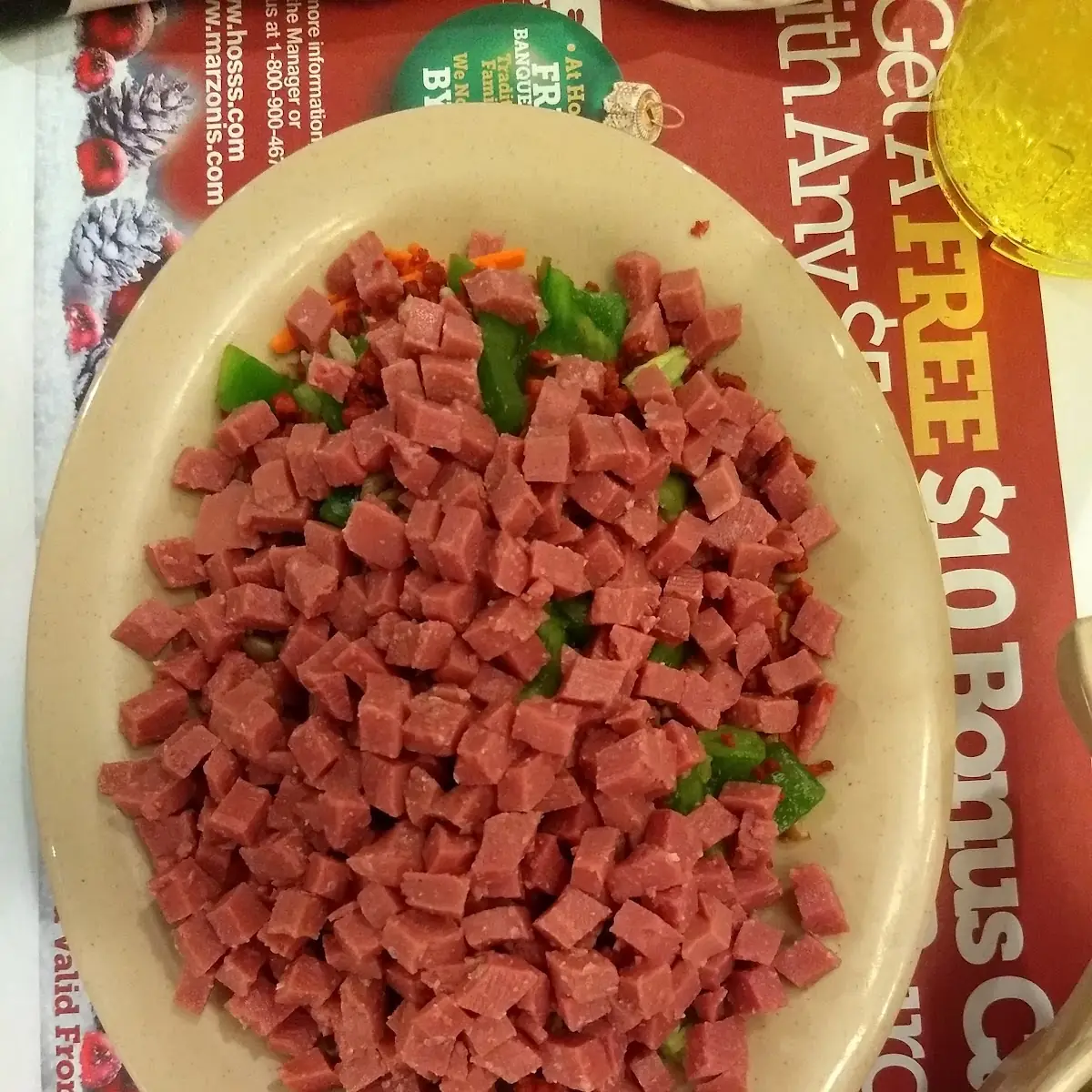 Salad Bar Ham I Assume Run Through a Buffalo Chopper