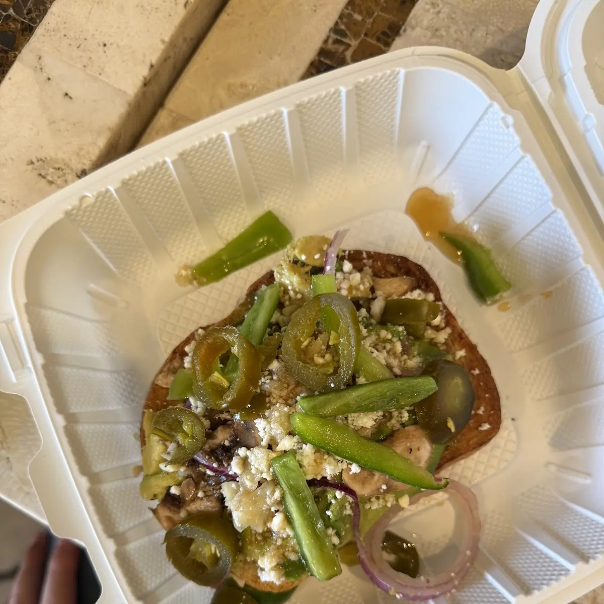 Bell Pepper Blue Cheese Everything Bage