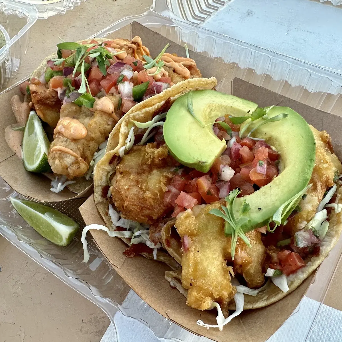 Fish and Shrimp Tacos