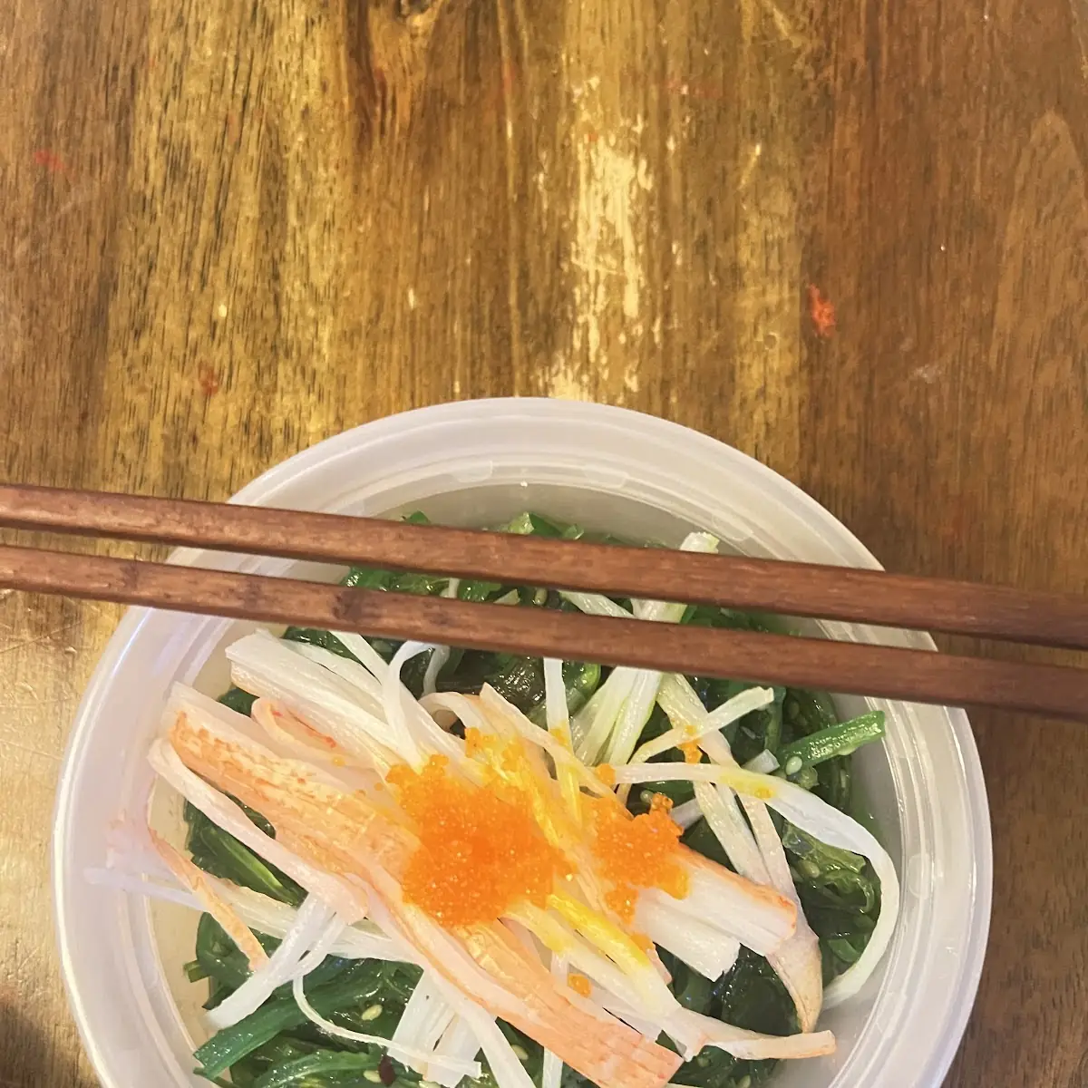 Seaweed Salad with Crab Stick
