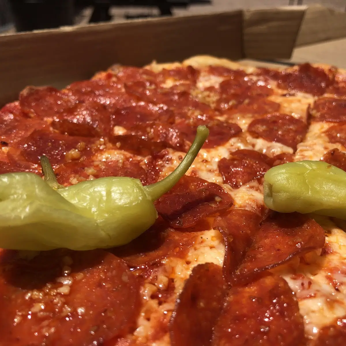 Pepperoni Pizza with Garlic