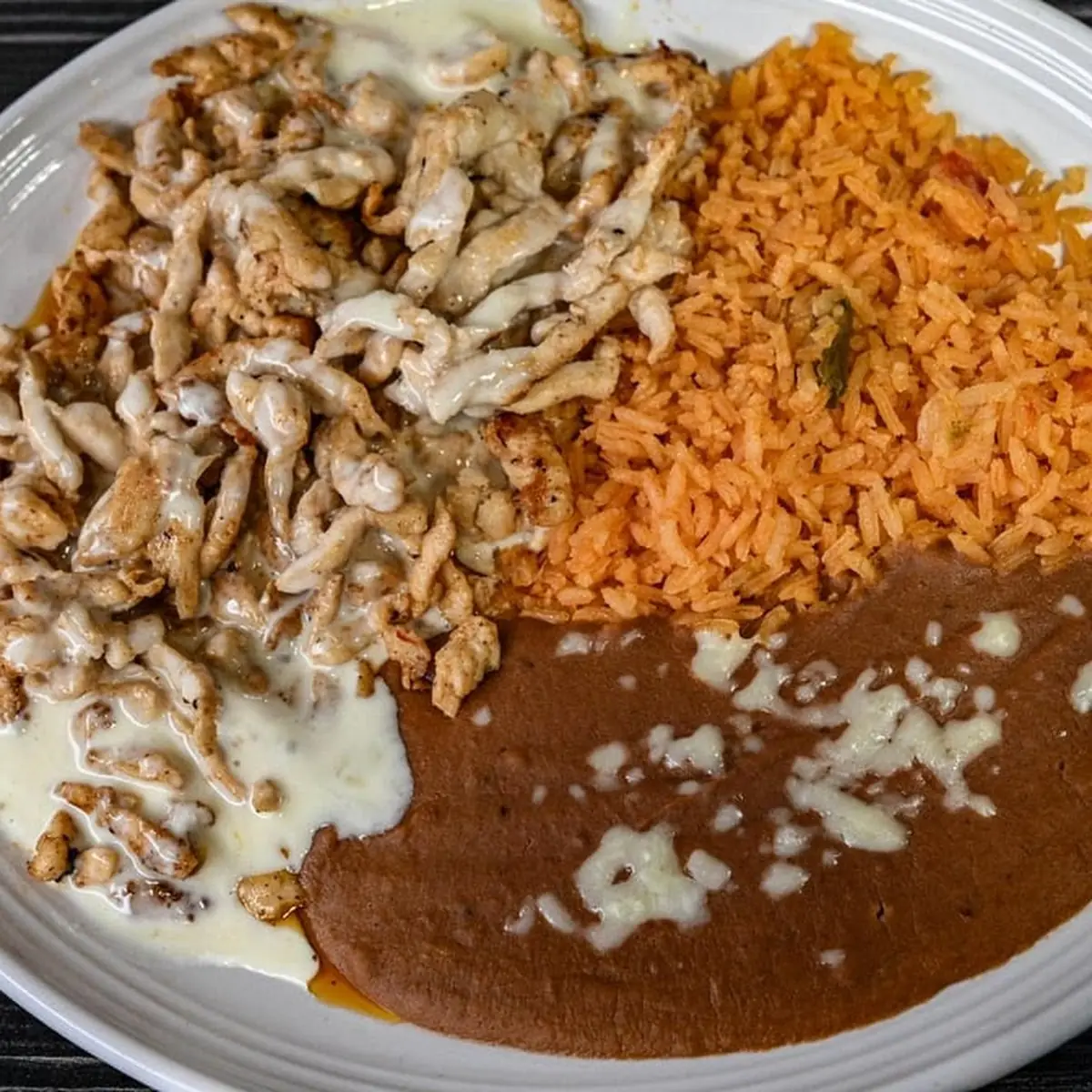 Bean Burrito Cheese Enchilada & Tostada