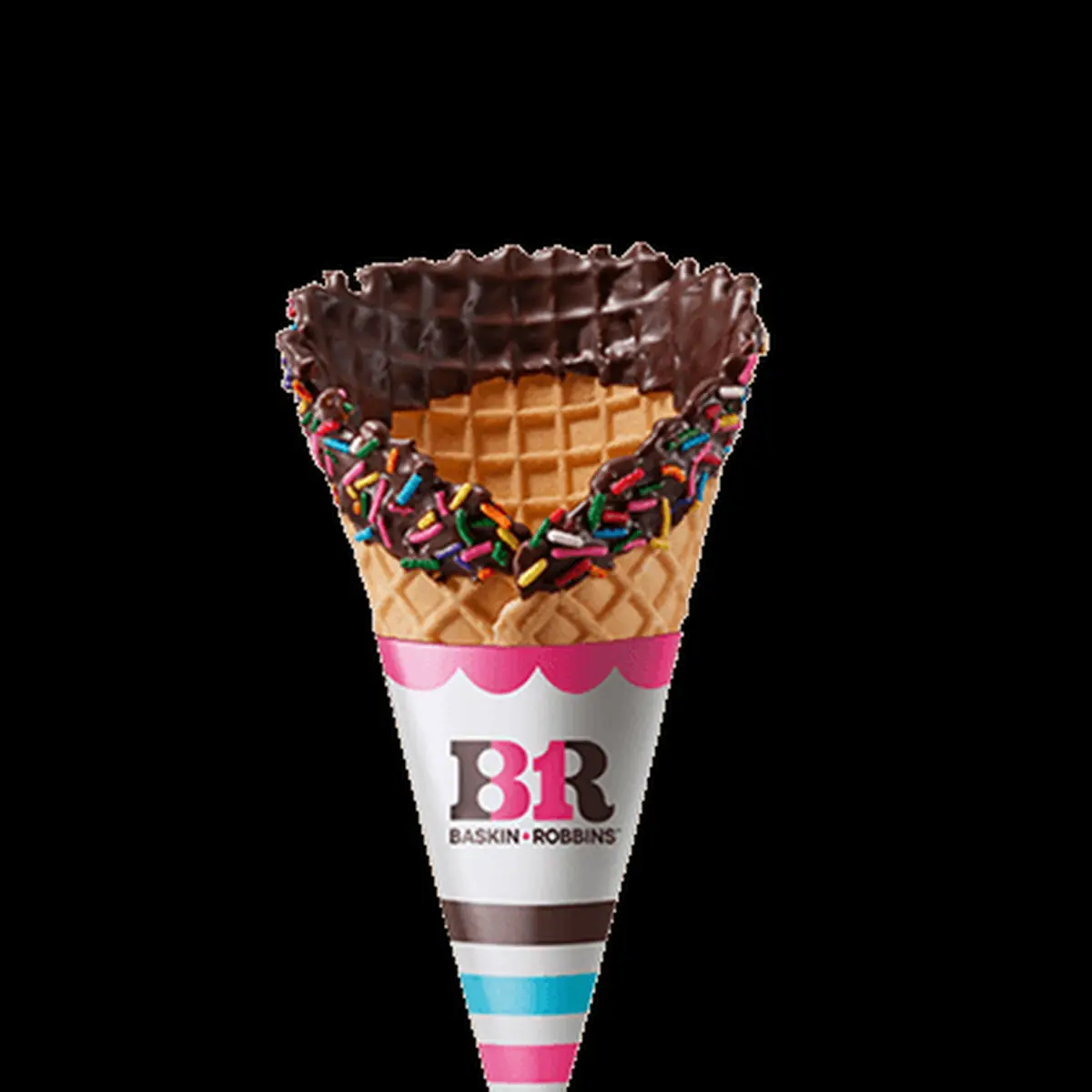 Chocolate Dipped Waffle Cone