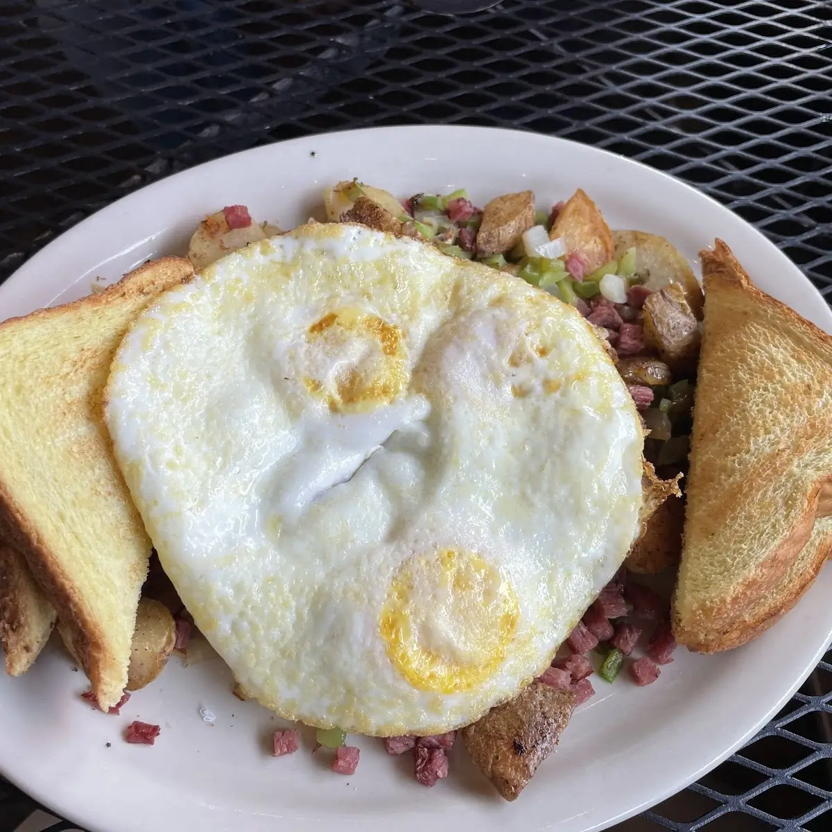 Corned Beef Hash and Eggs