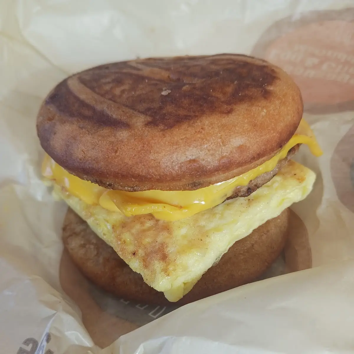 Sausage Egg & Cheese Mcgriddles