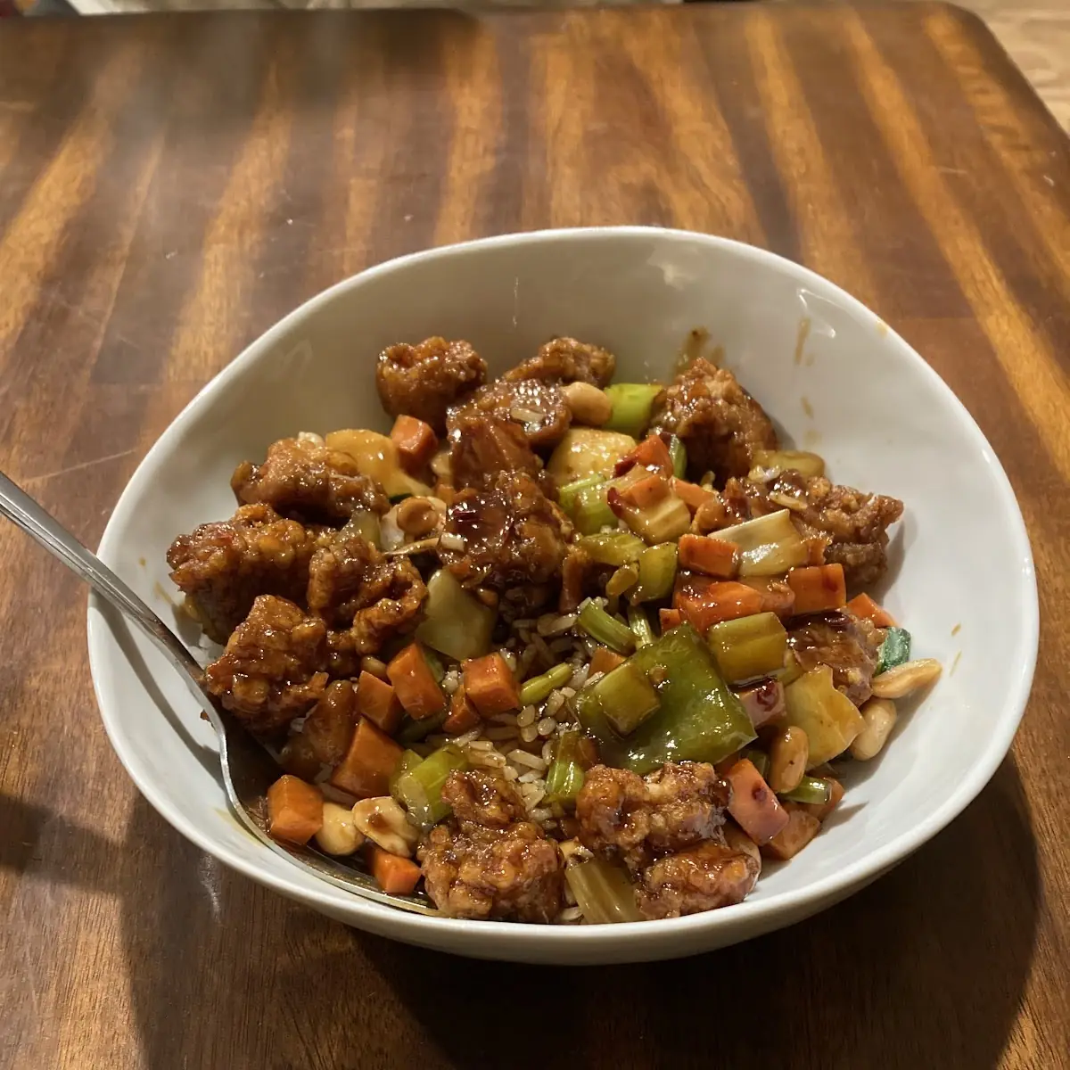 Kung Pao Chicken Fried Rice
