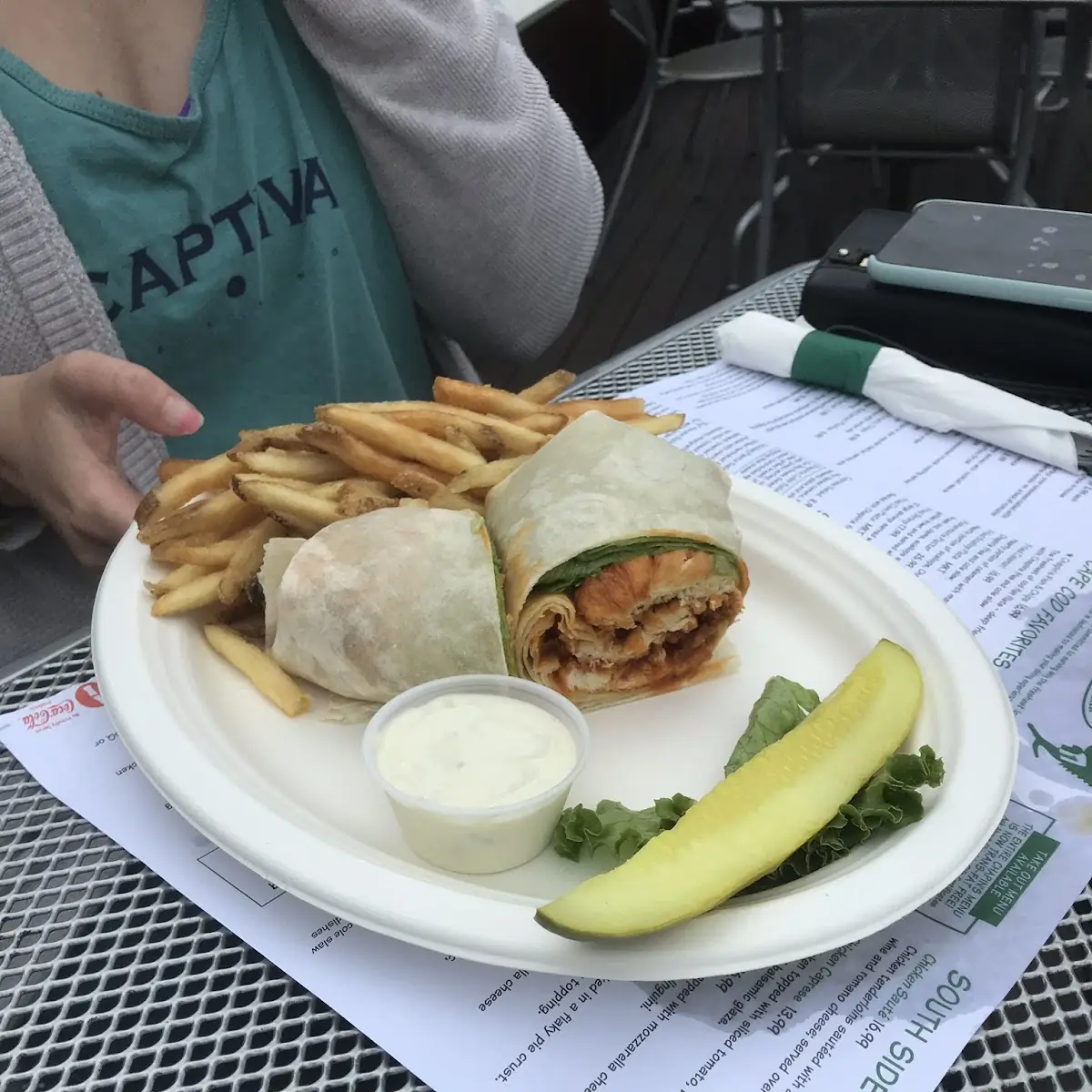 Boneless Buffalo Chicken Wrap