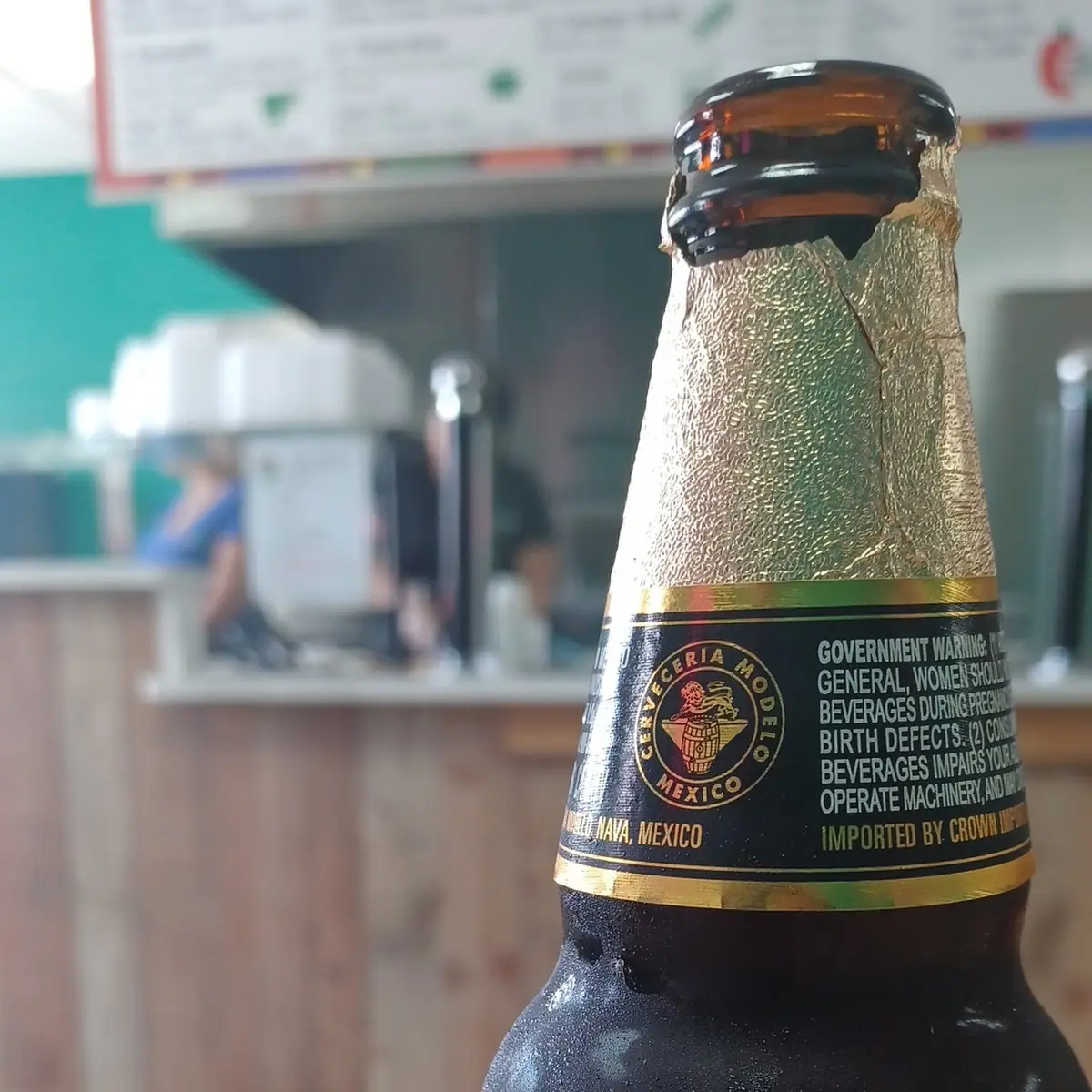 Negra Modelo 12 Oz Beer Bottle 5 4 ABV