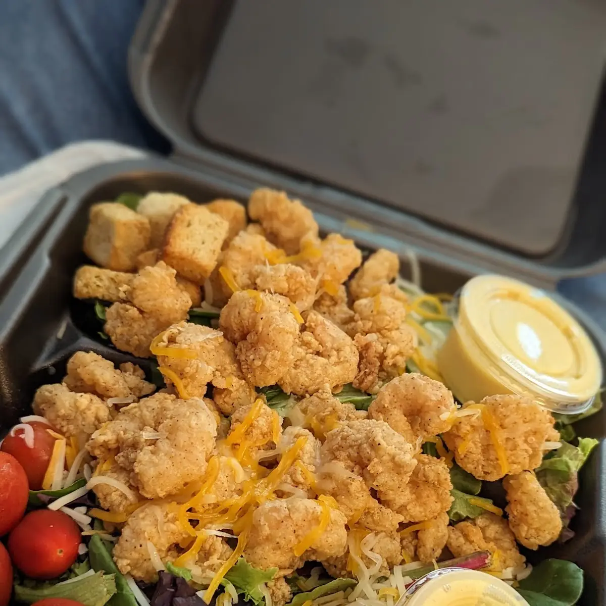 Fried Shrimp Salad