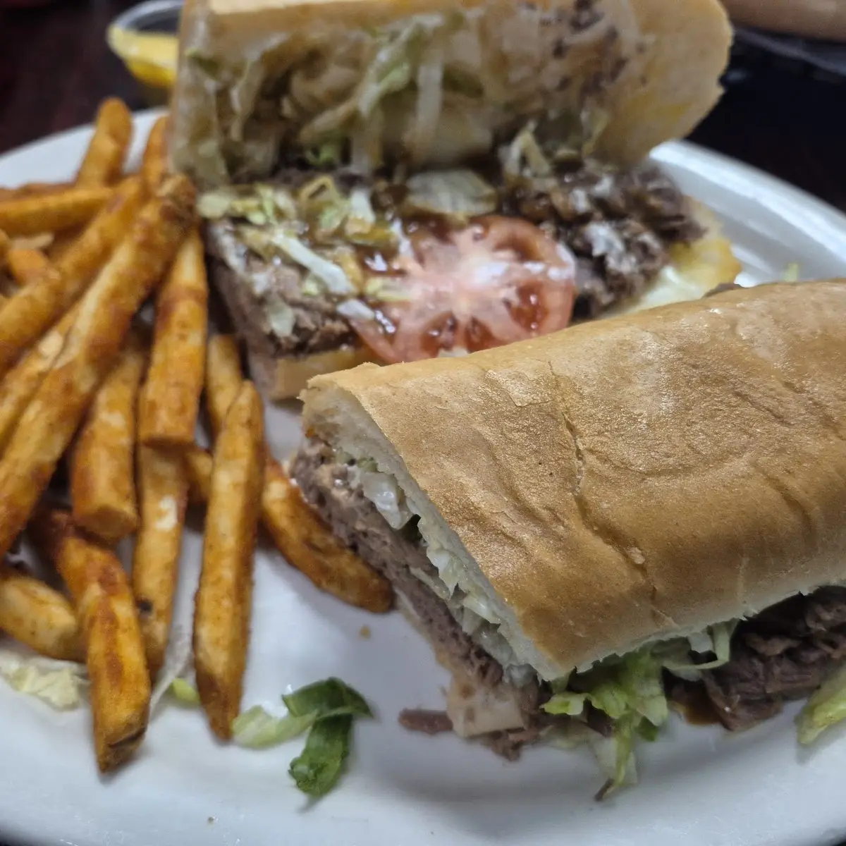 Roast Beef Poboy Dressed