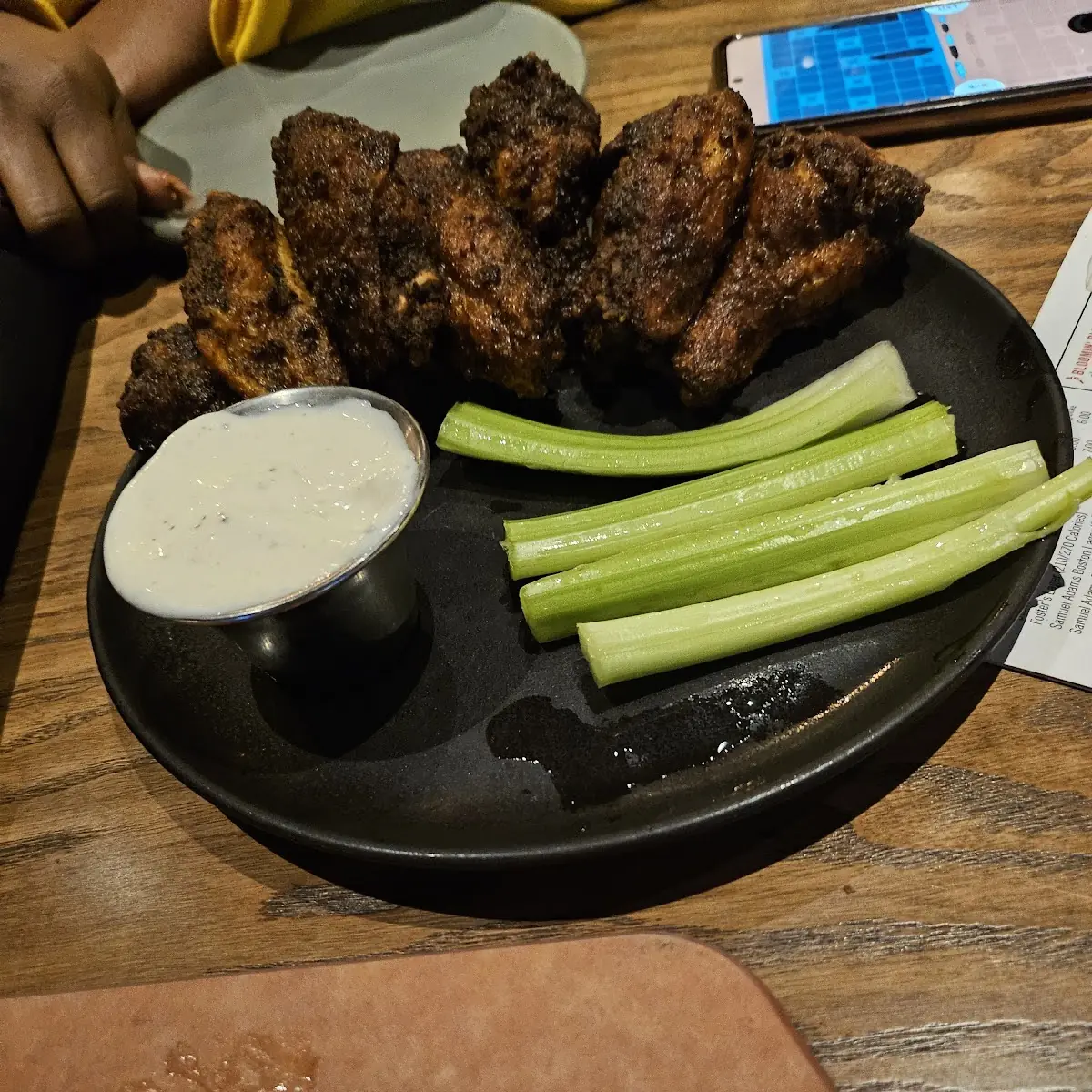 Kookaburra Wings Entree with Ranch Dressing