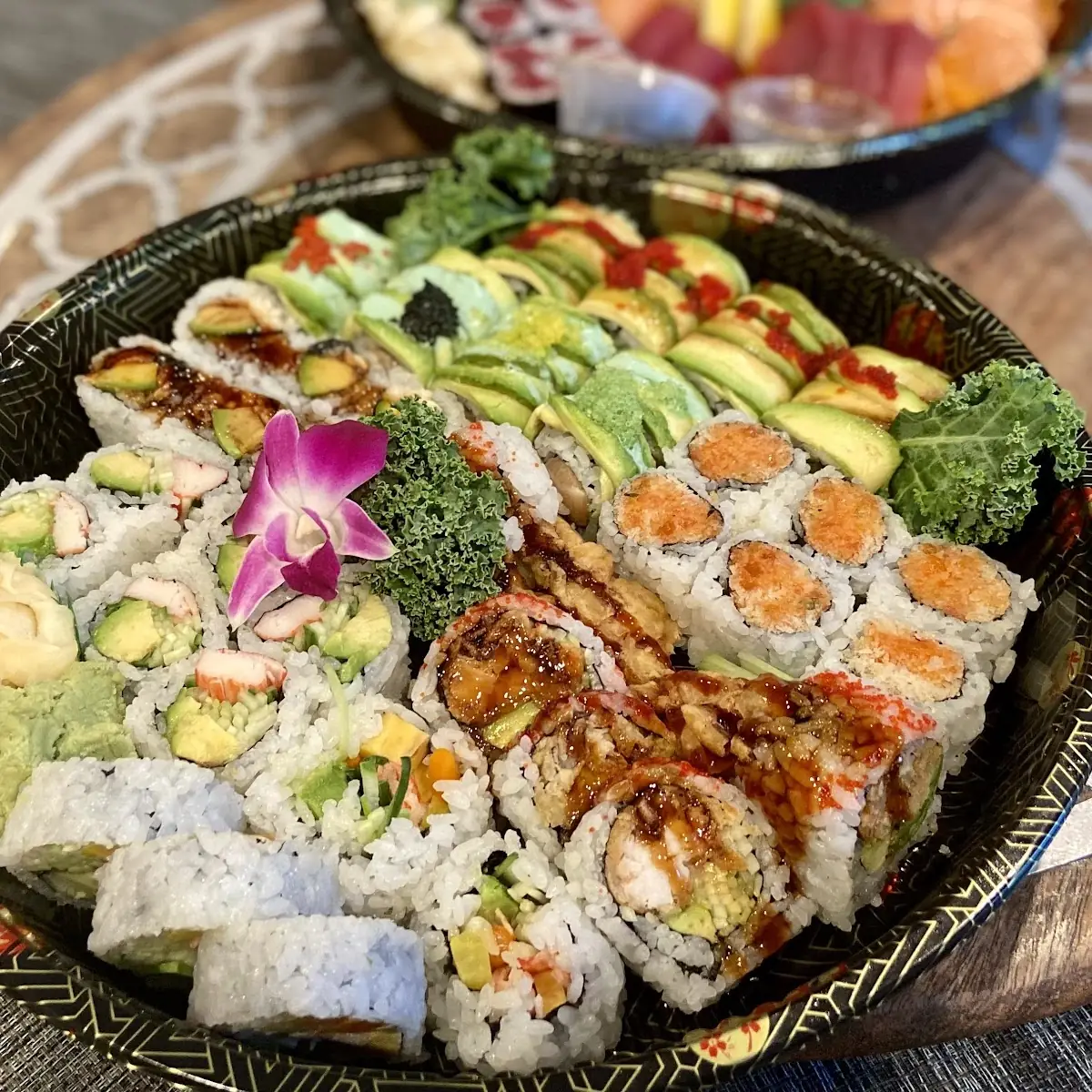 Assorted Sushi and Sashimi Platter