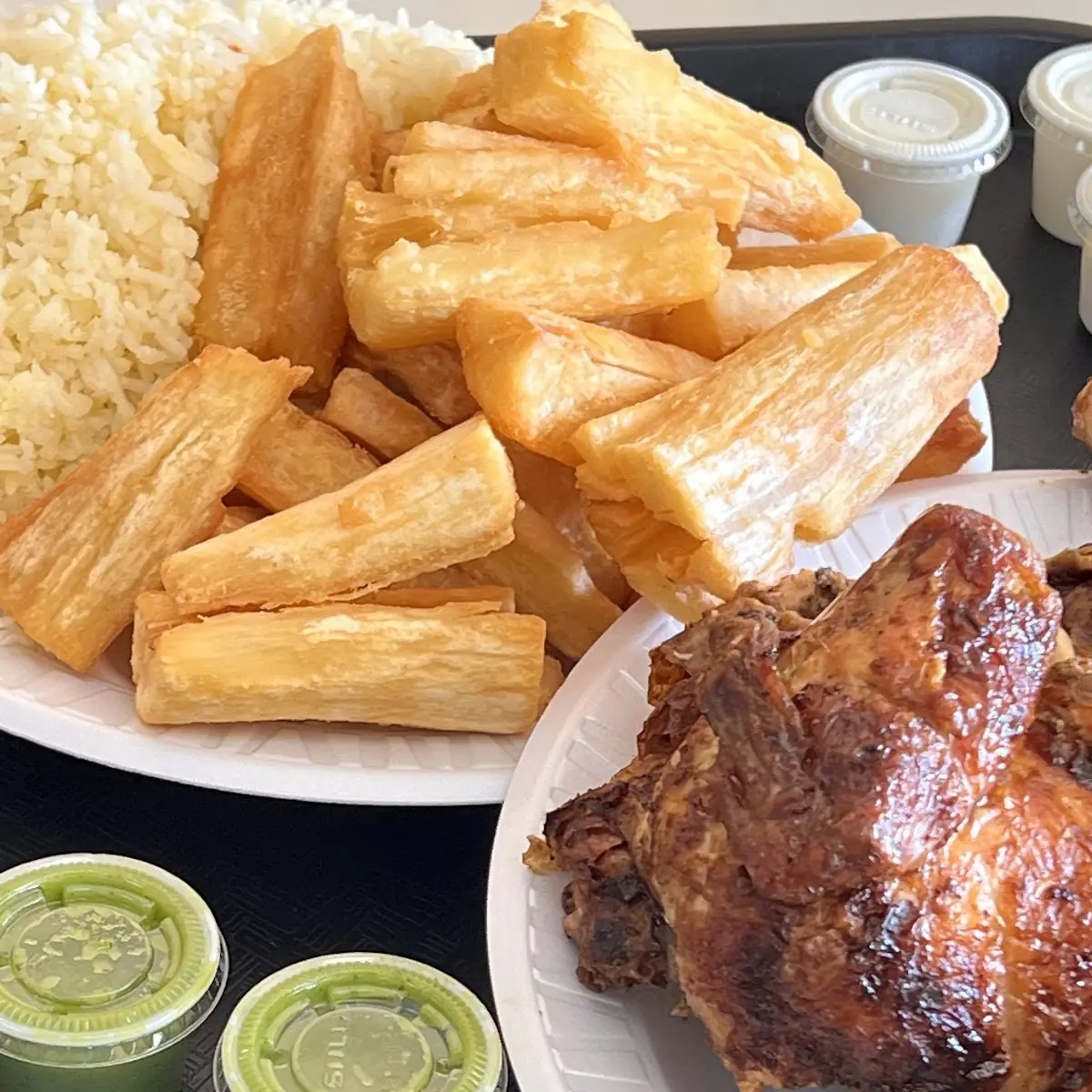 Roasted Chicken and Cassava