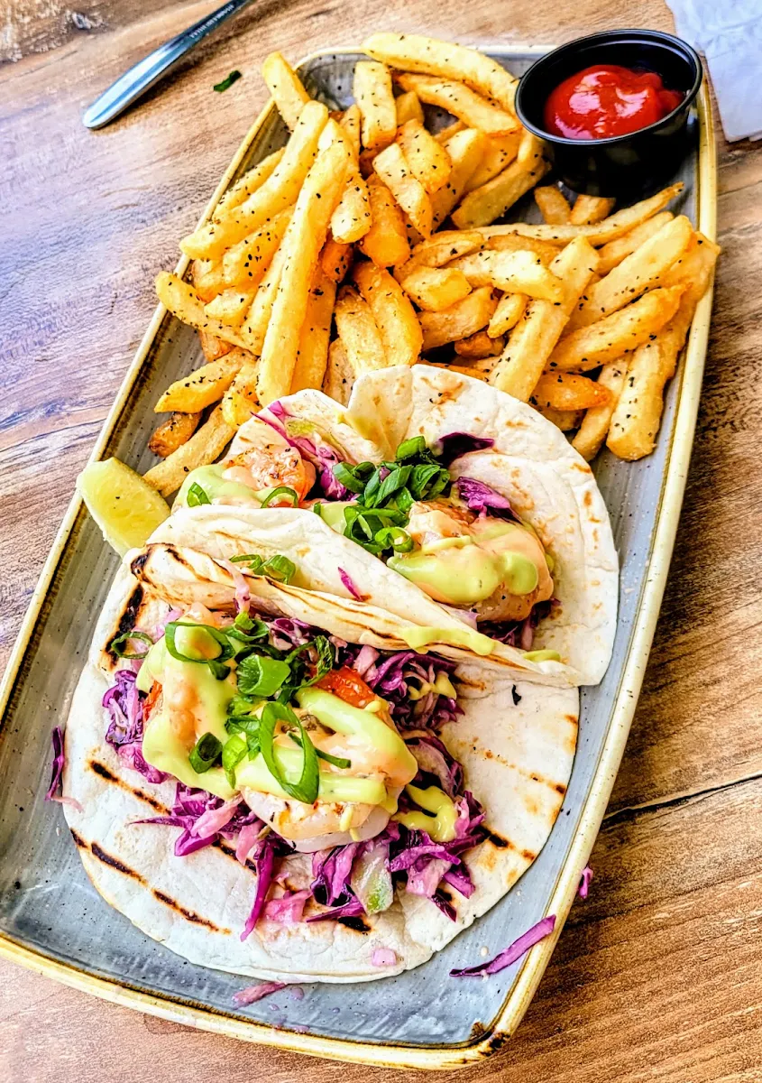 Fish Tacos, Portside Fusion Restaurant
