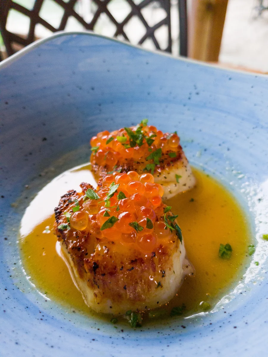 Seared Scallops, Portside Fusion Restaurant