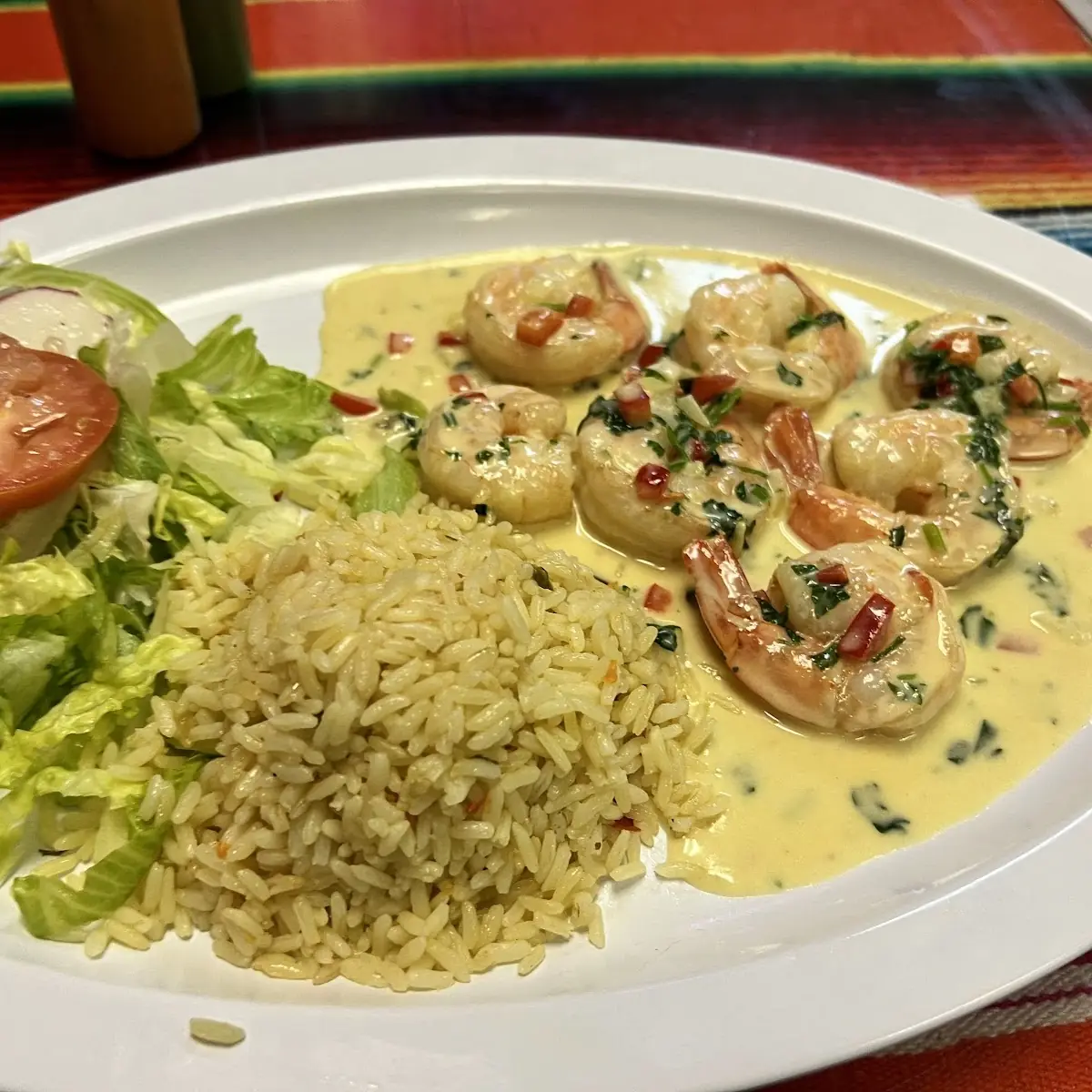 Camarones a La Crema