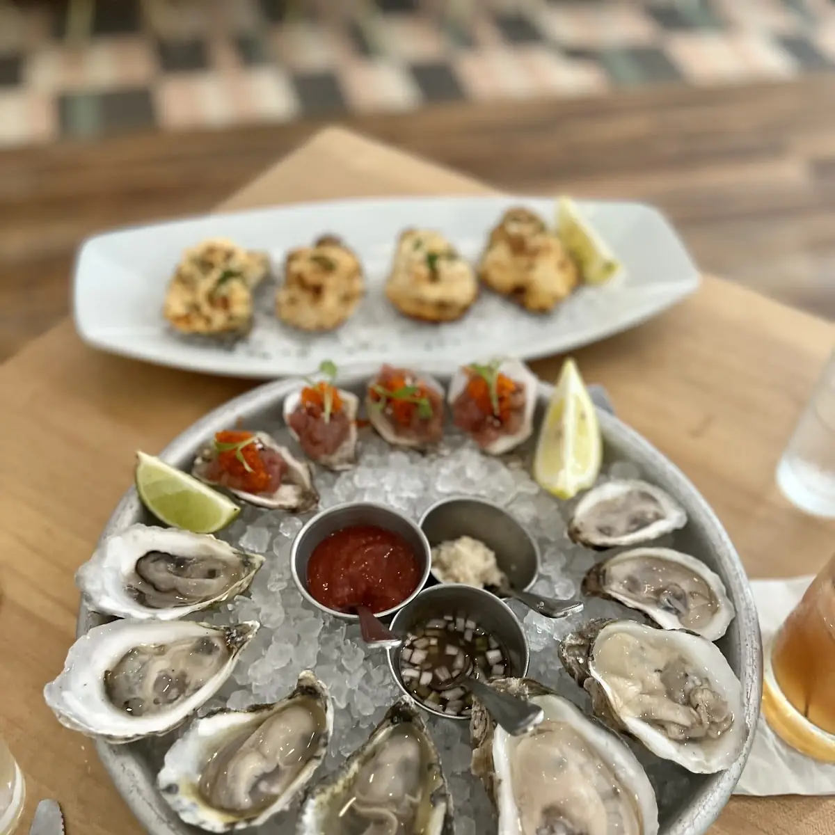 Salmon & Oysters