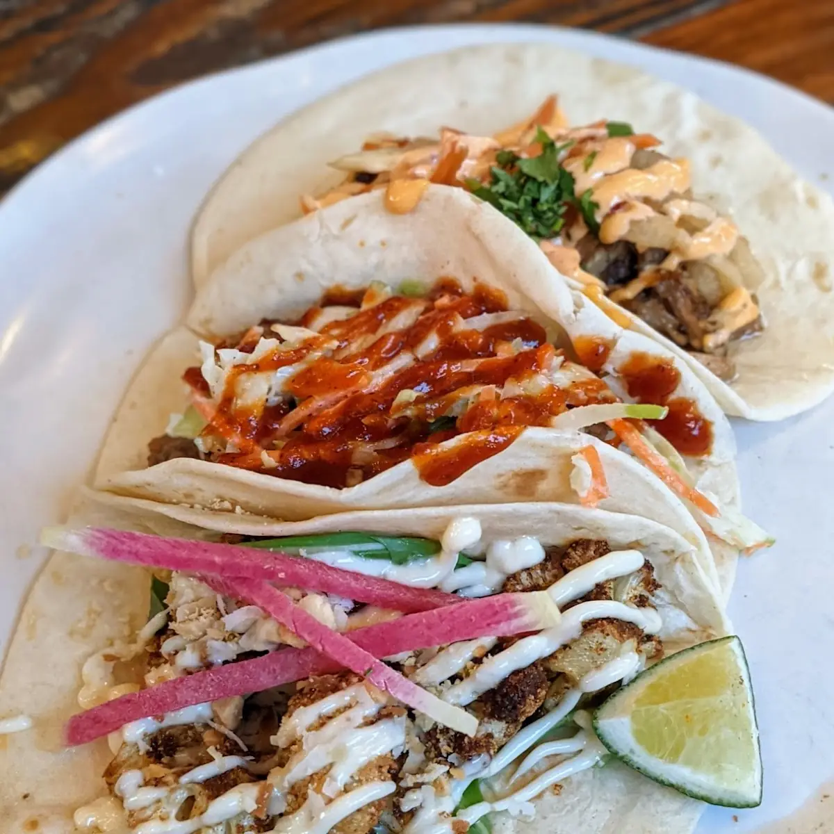 Two BBQ Brisket Tacos
