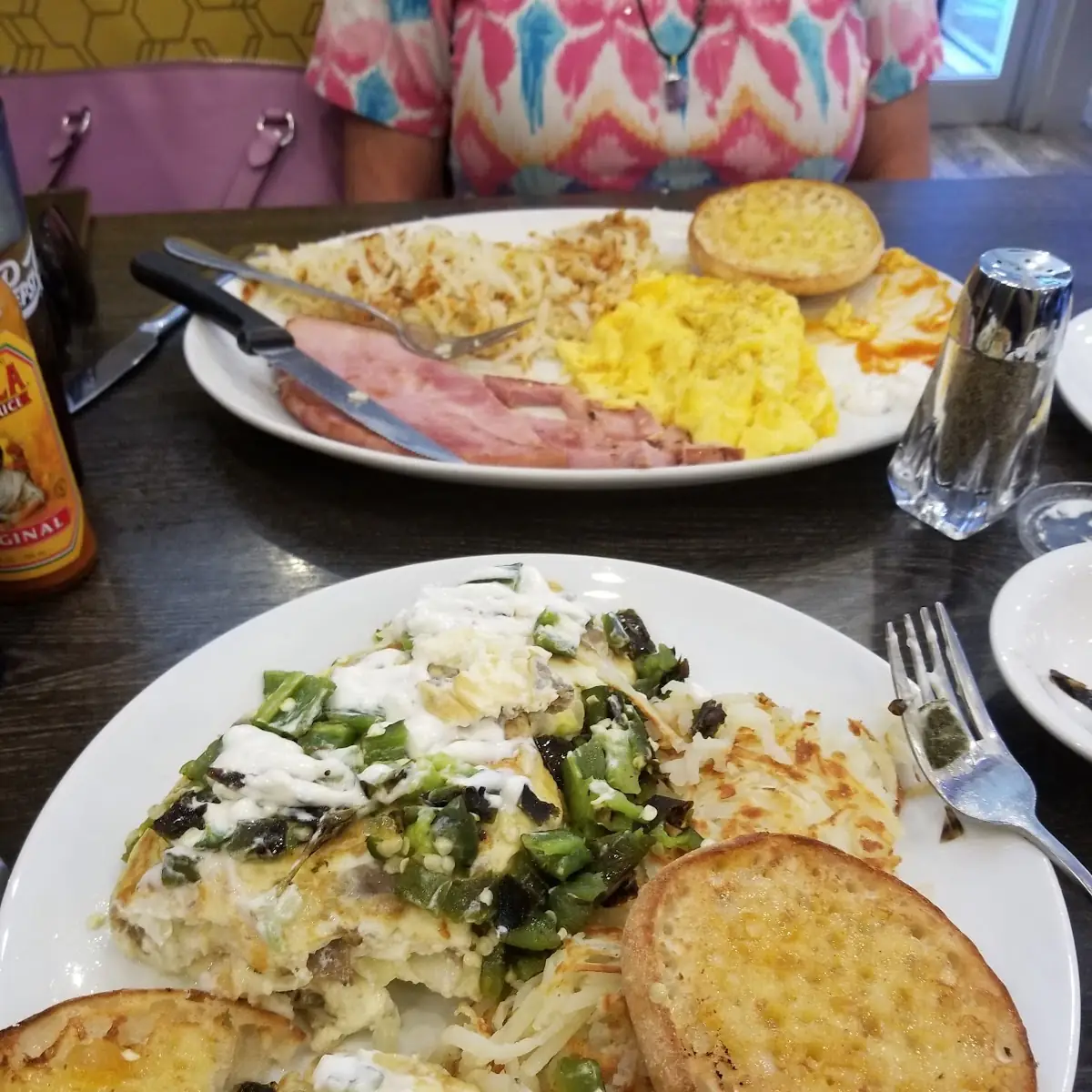 Greek Omelet Withers Grilled Jalapenos