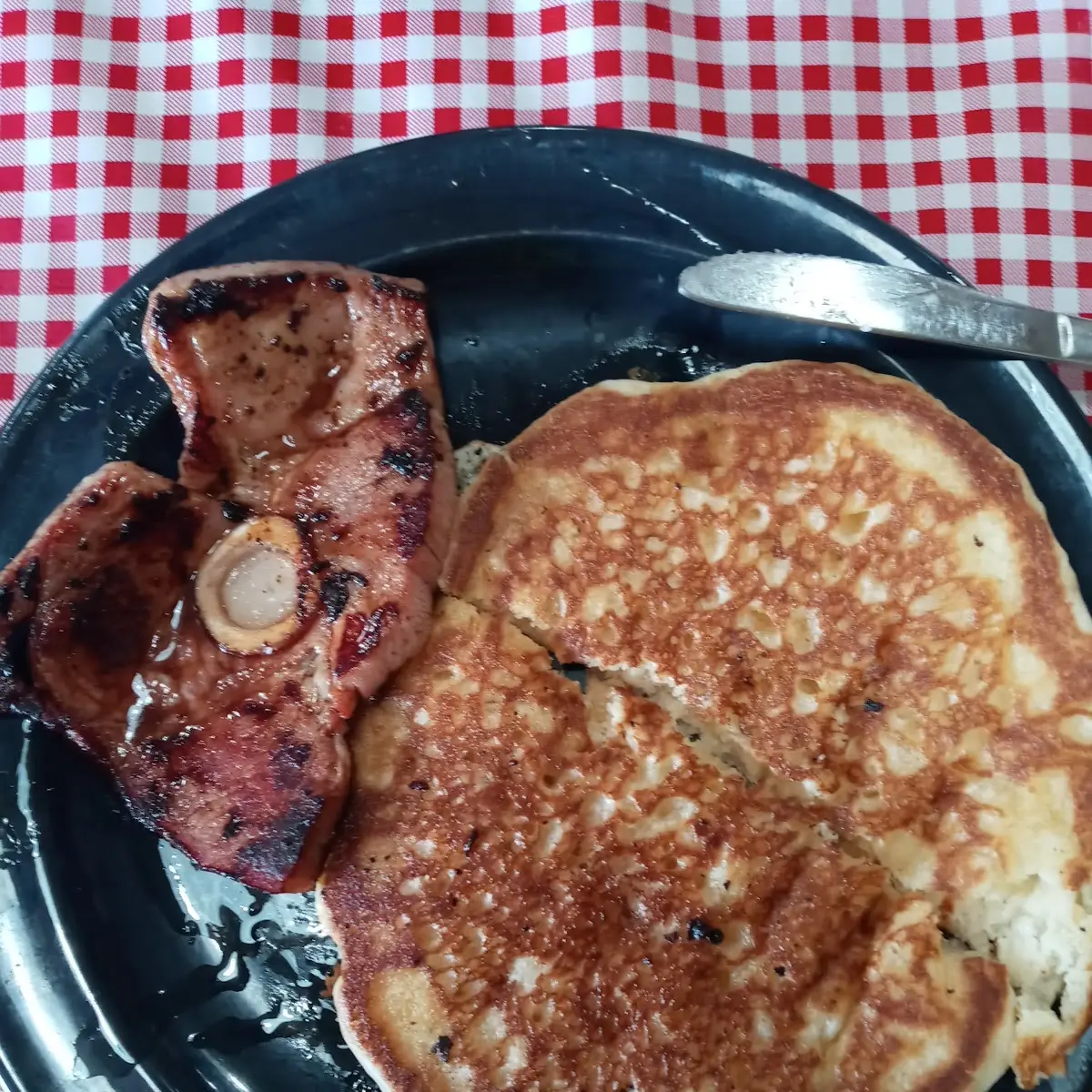 Pancake and Thick Ham