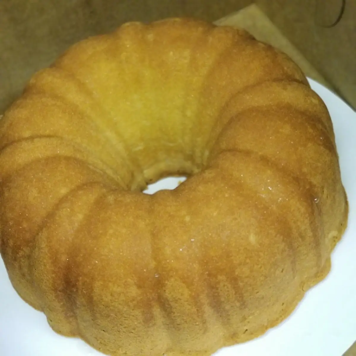 Lemon Sour Cream Pound Cake